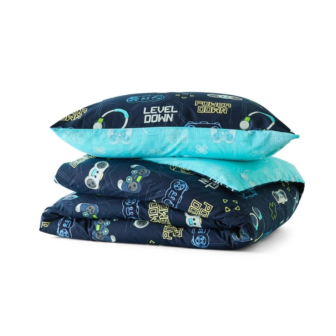 6 Gaming Cotton Rich Reversible Quilt Cover Set - Single Bed, 6 of 7