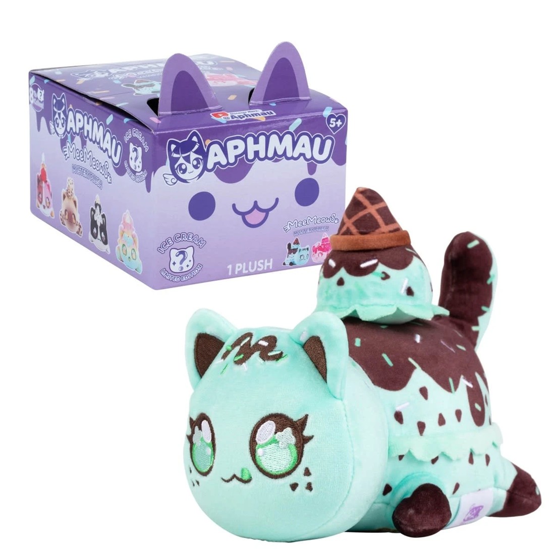 5 15cm Aphmau MeeMeows Mystery Plush: Ice Cream - Assorted, 5 of 10