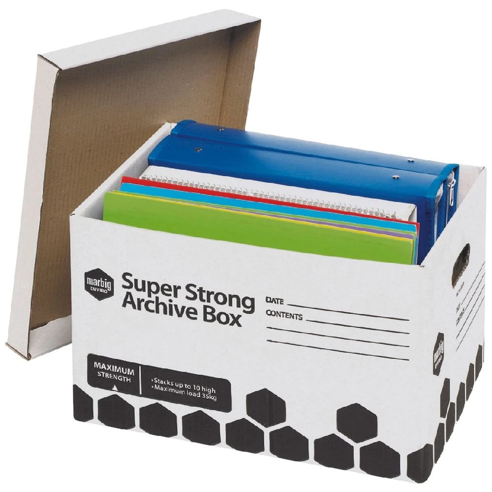 1 Marbig Super Strong Archive Boxes 50 Pack, 1 of 1