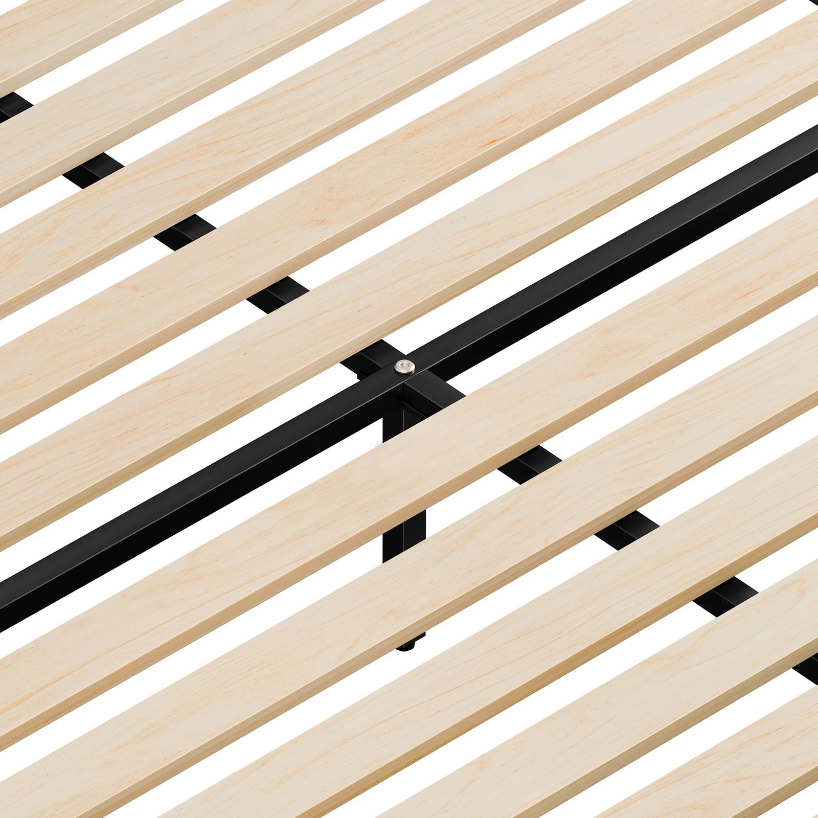 7 Alfordson Wooden Bed Frame Queen Size Base with Bookshelf Storage Headboard - Oak, 7 of 10