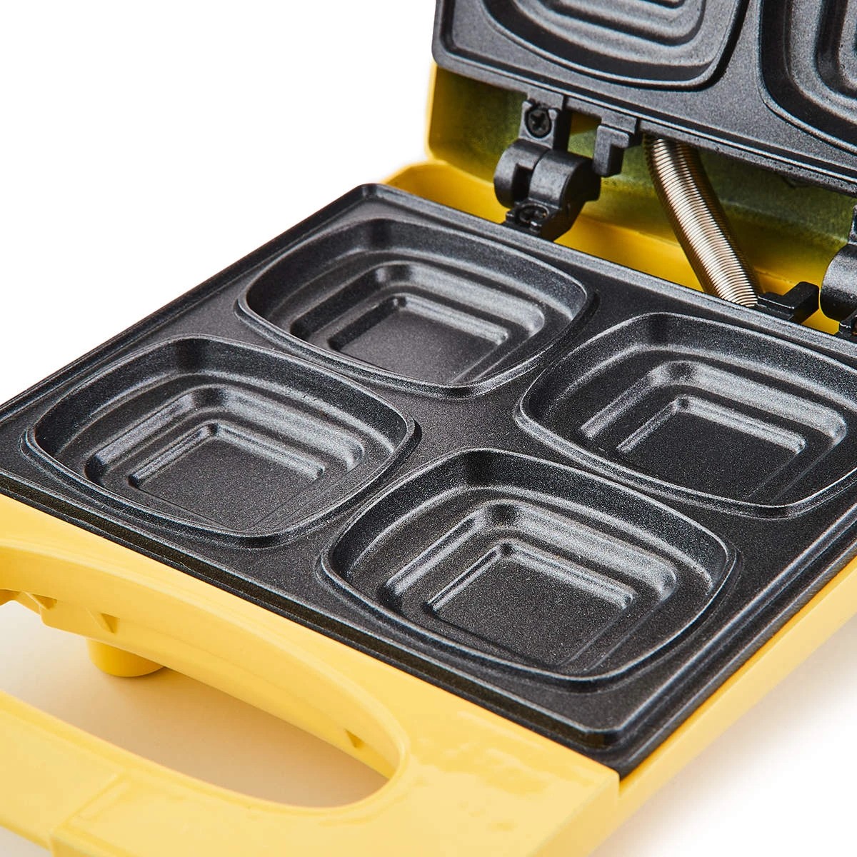 6 Mini Jaffle Maker - Yellow, 6 of 10