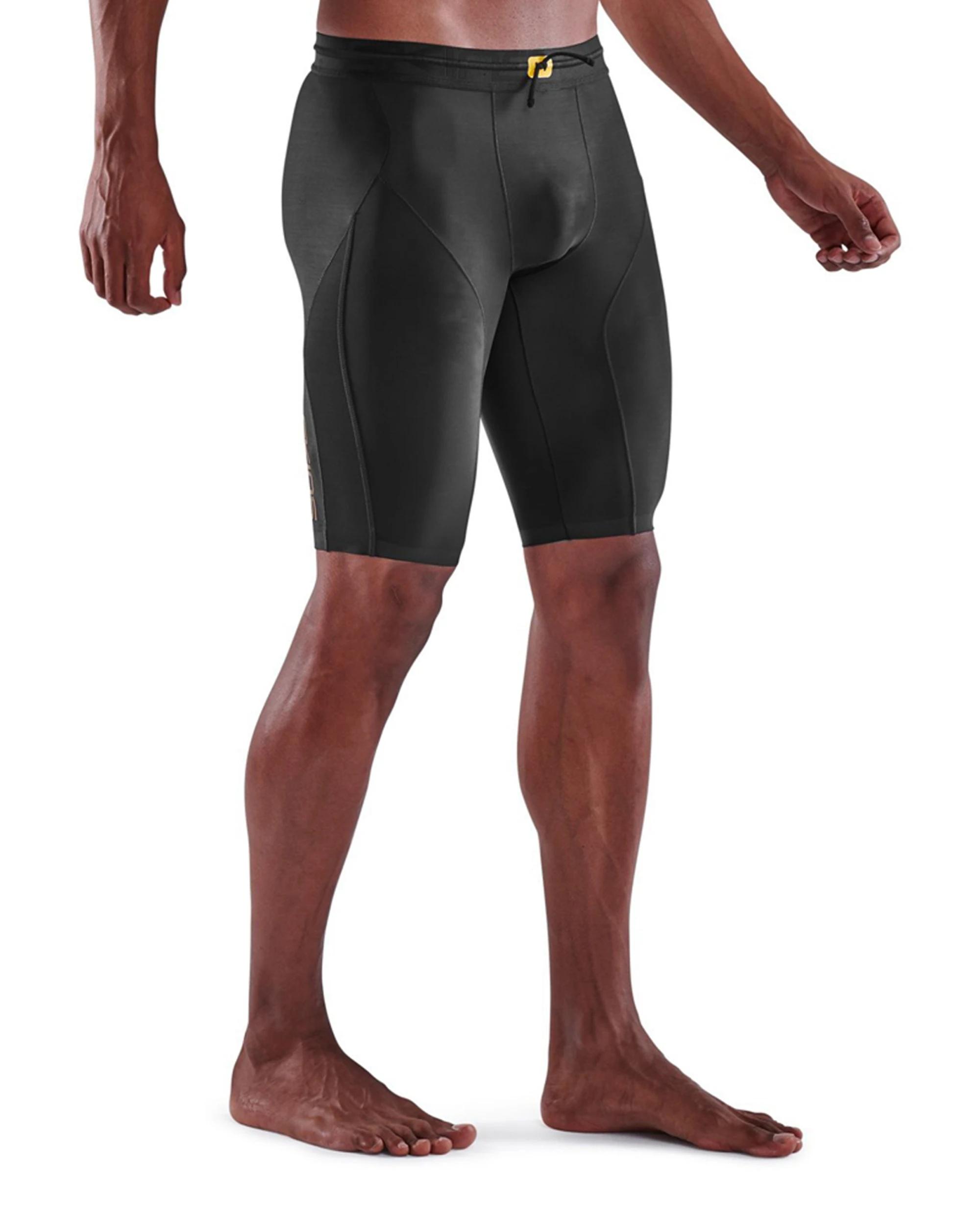 3 SKINS Compression Men's Series-5 Running/Gym Half Tight BLACK, 3 of 4