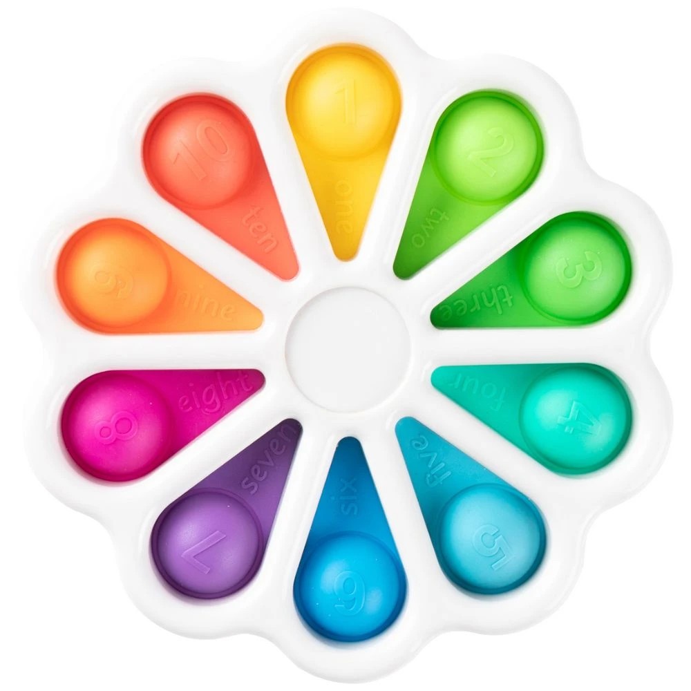 3 Sensory Rainbow Pop-It Wheel, 3 of 4