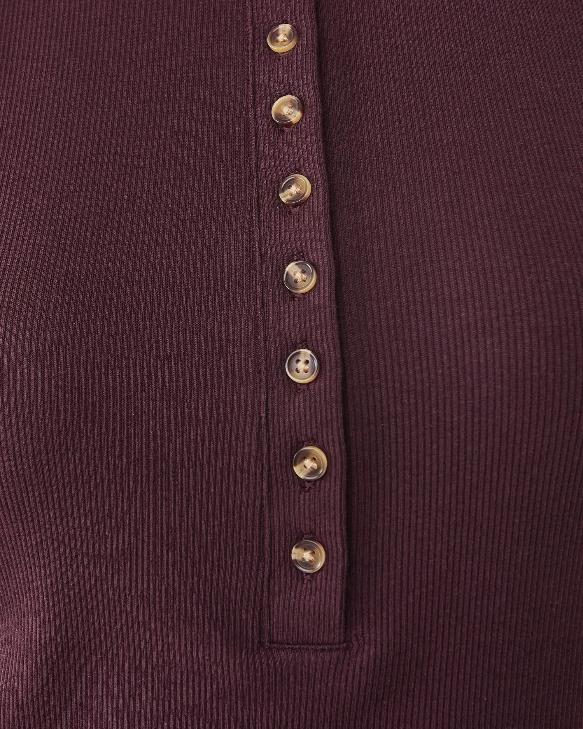 6 Sleeveless Henley Top Fudge, 6 of 6