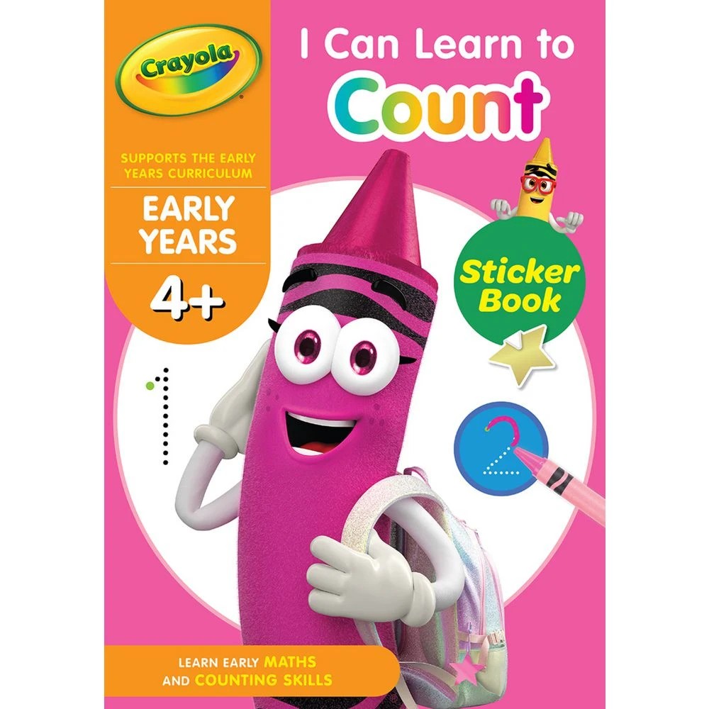 1 Crayola Early Years 4+: I Can Learn to Count 32 Pages, 1 of 1