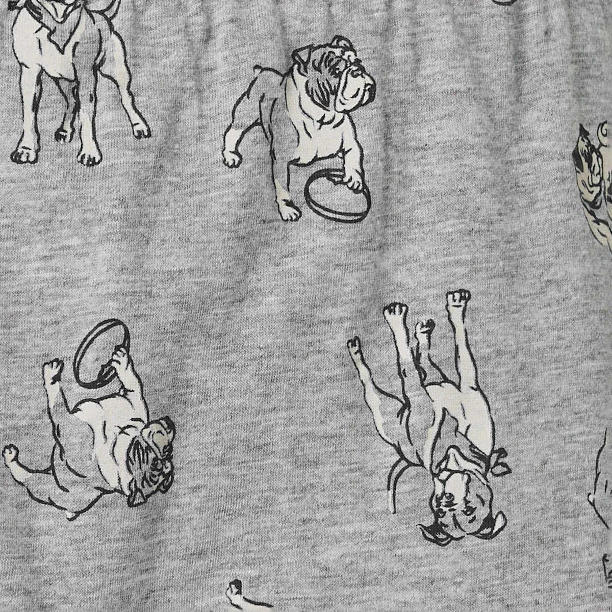 5 Jersey Print Sleep Shorts DOG PARK GRAY MARLE, 5 of 5
