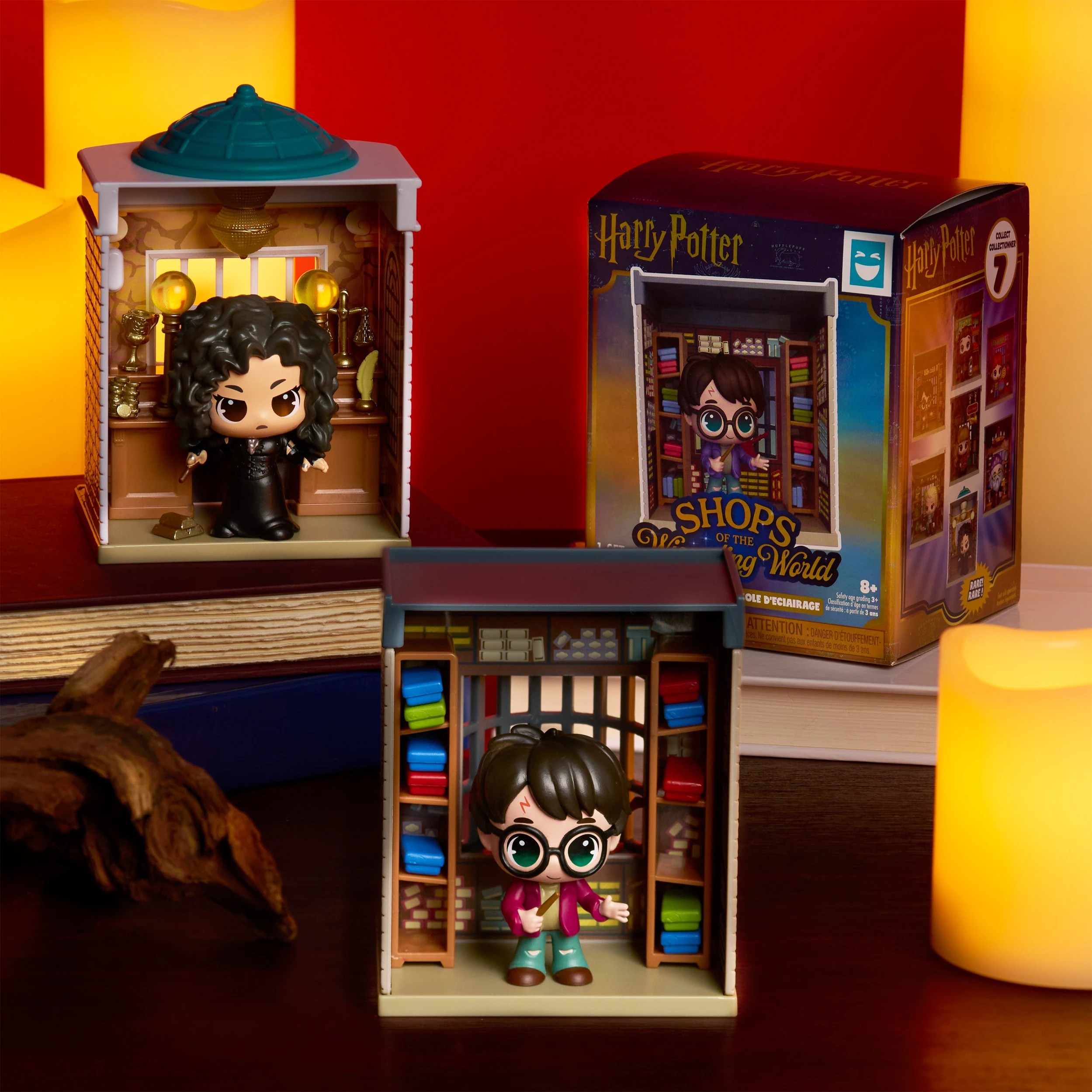 5 Happy Haul Harry Potter Shops of the Wizarding World Scene Setter Playset - Assorted, 5 of 5