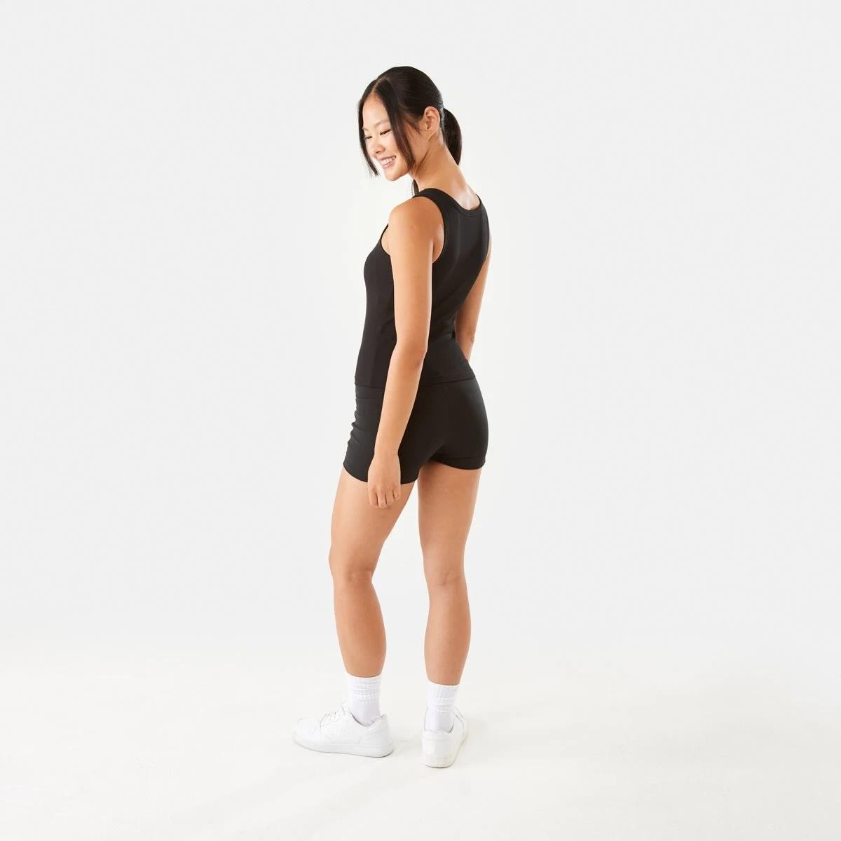 4 Active Womens Pocket Ultra Soft Shorts Black, 4 of 6
