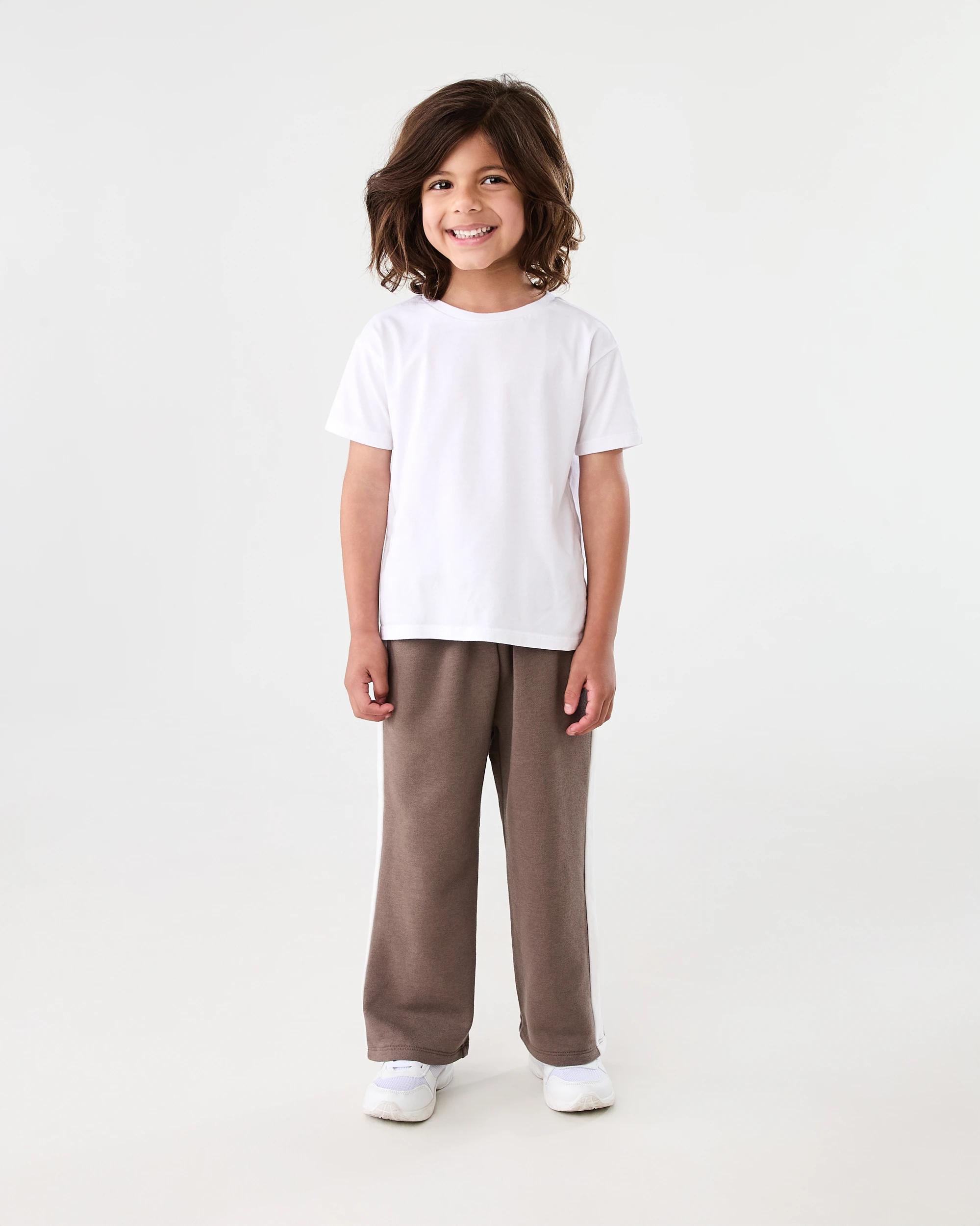 6 Straight Leg Trackpants Mlky Brwn, 6 of 7