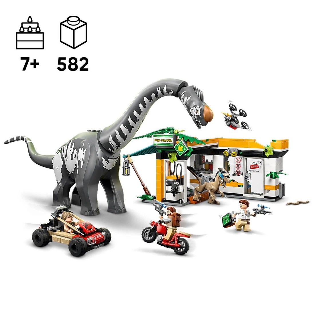 8 LEGO Jurassic World Raptor & Titanosaurus Tracking Mission 76973, 8 of 9