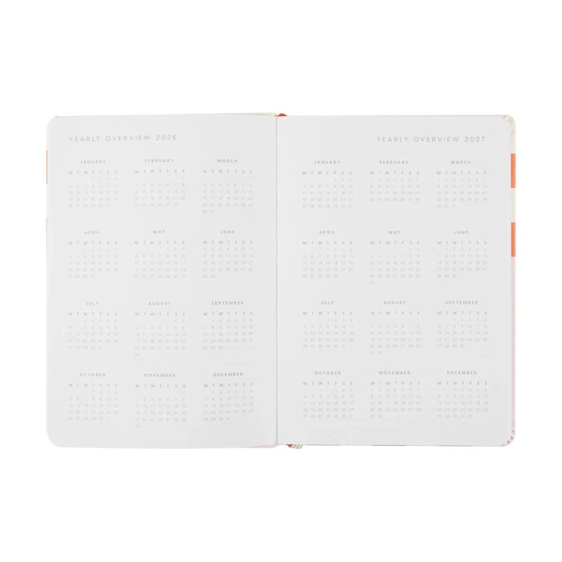 4 2026 A5 Weekly Diary - Stripe, 4 of 8