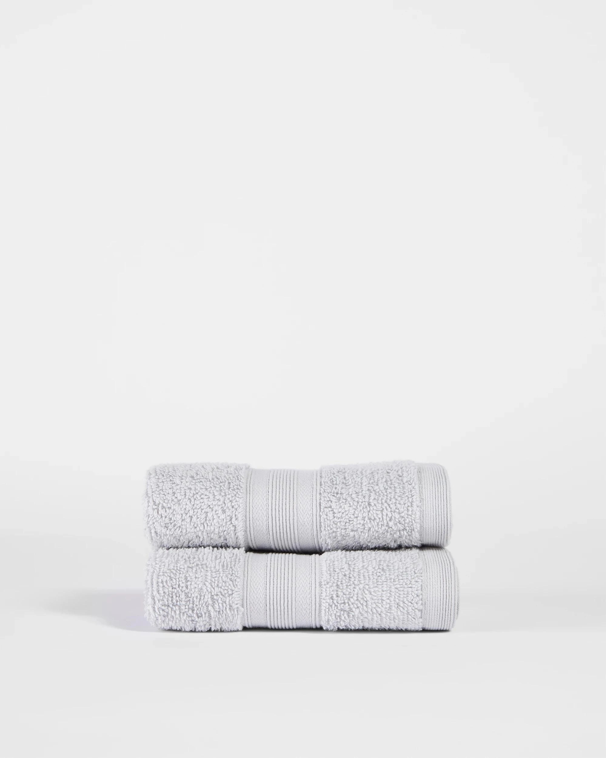 4 Grandeur Australian Cotton Face Washers 2 Pack - Grey, 4 of 4