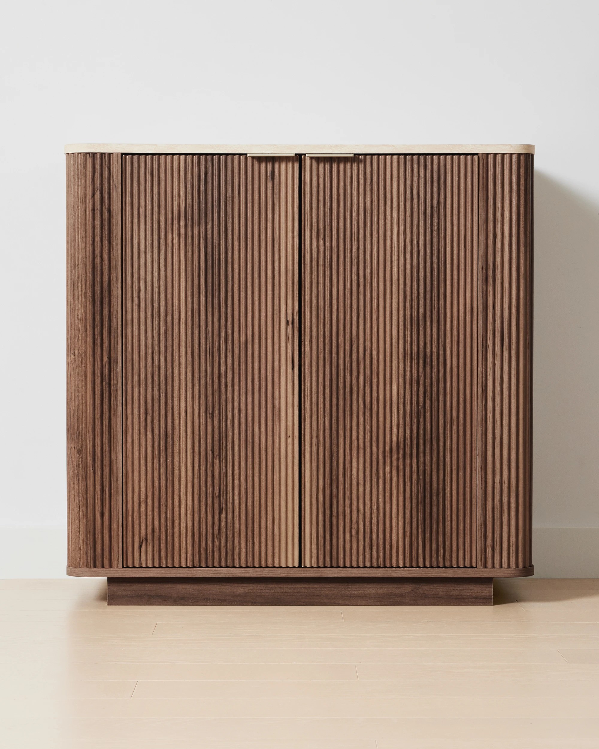 3 Claire 2 Door Cabinet - Walnut, 3 of 8