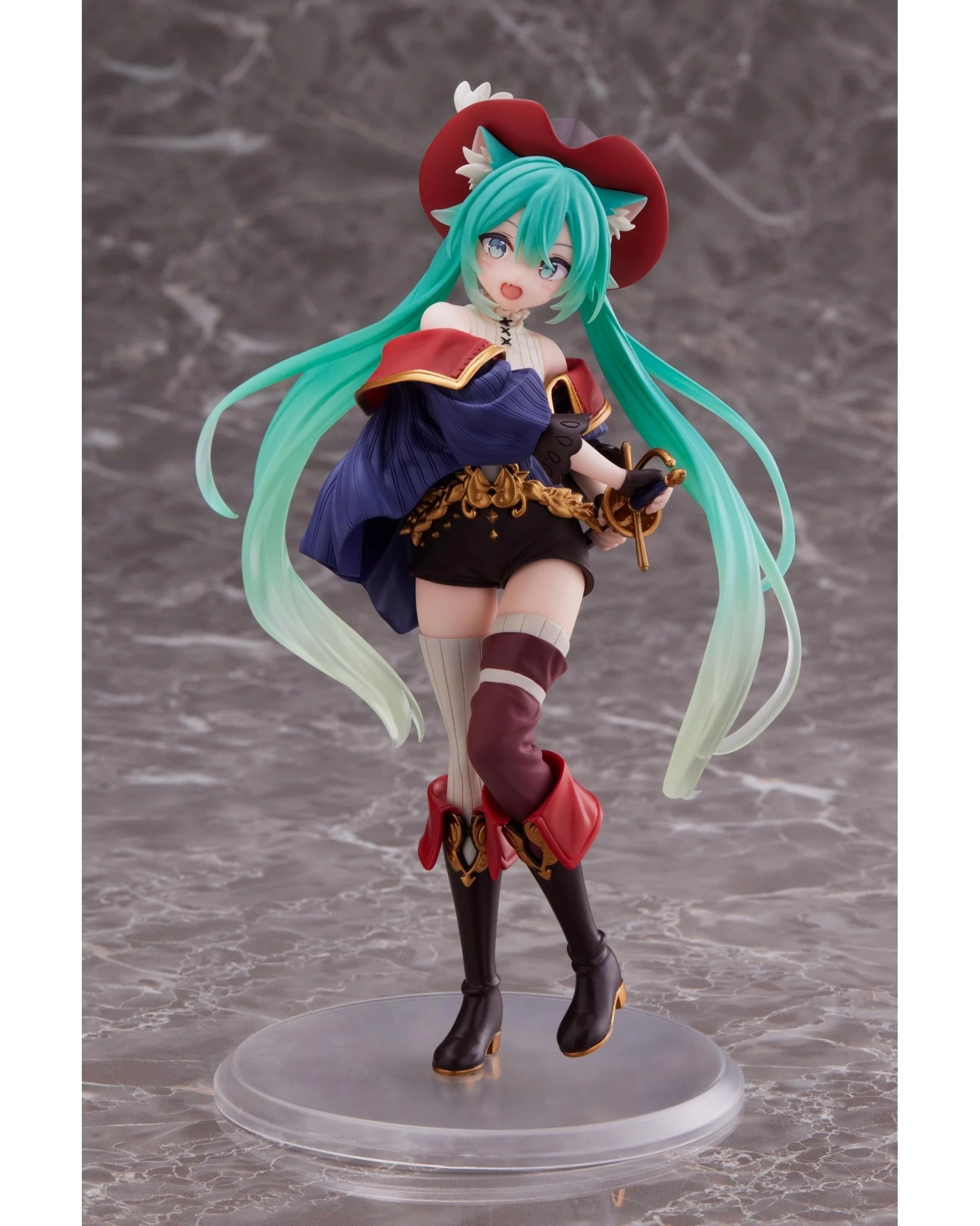 3 Taito Hatsune Miku Wonderland Puss in Boots Figure, 3 of 9