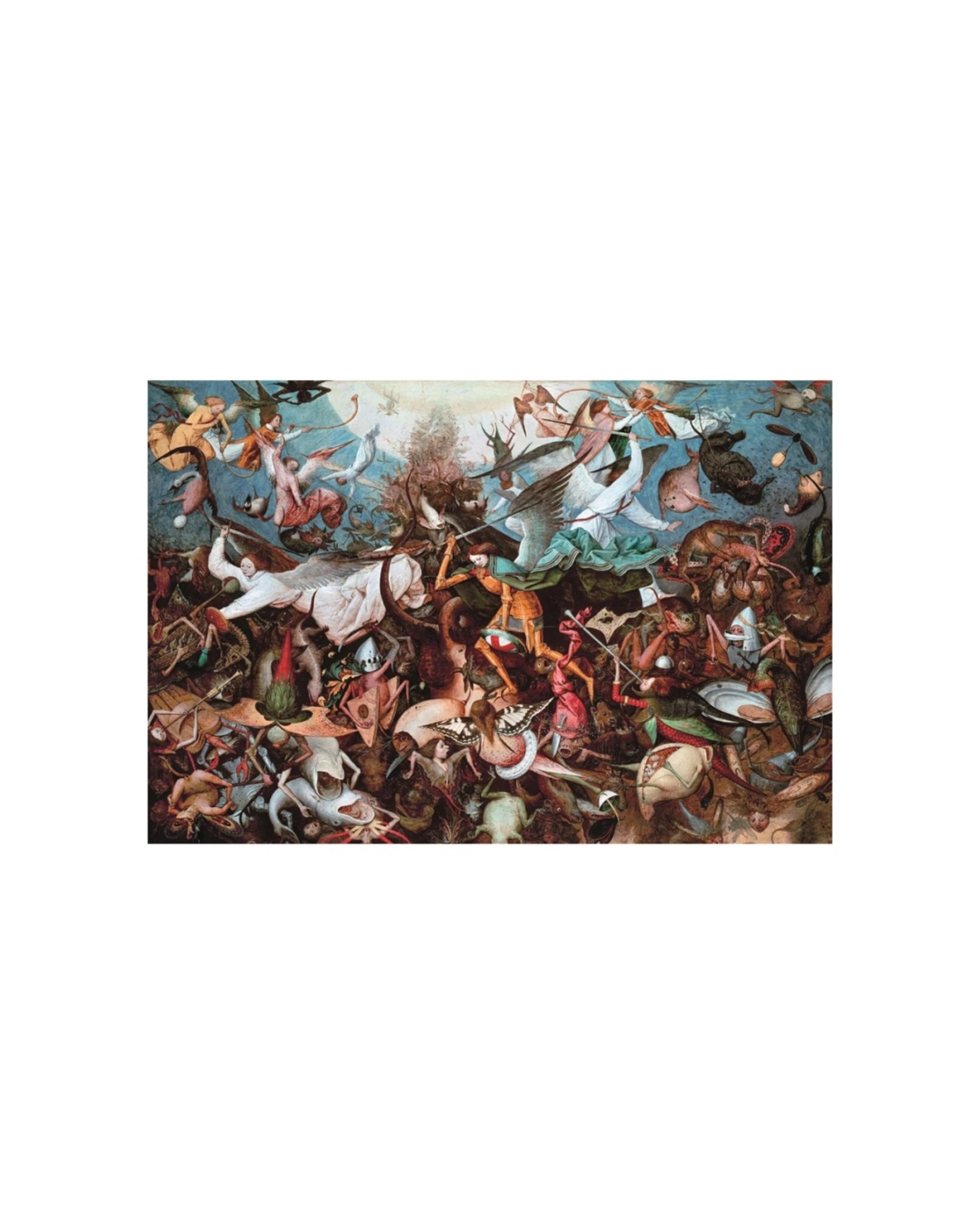 2 Clementoni Museum Collection Puzzle Fall Of The Rebel Angels Bruegel 1000 Pieces - Multi, 2 of 2