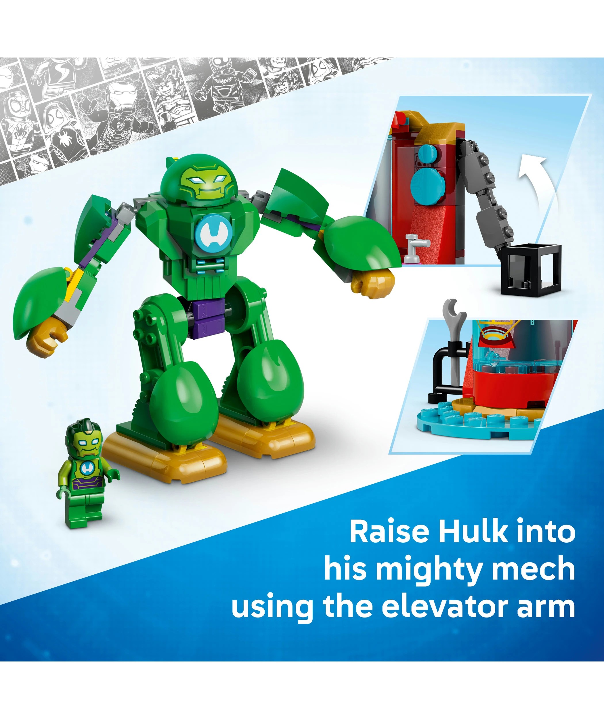6 LEGO Disney Junior Marvel Loki vs. Team Iron Man 11211, 6 of 10