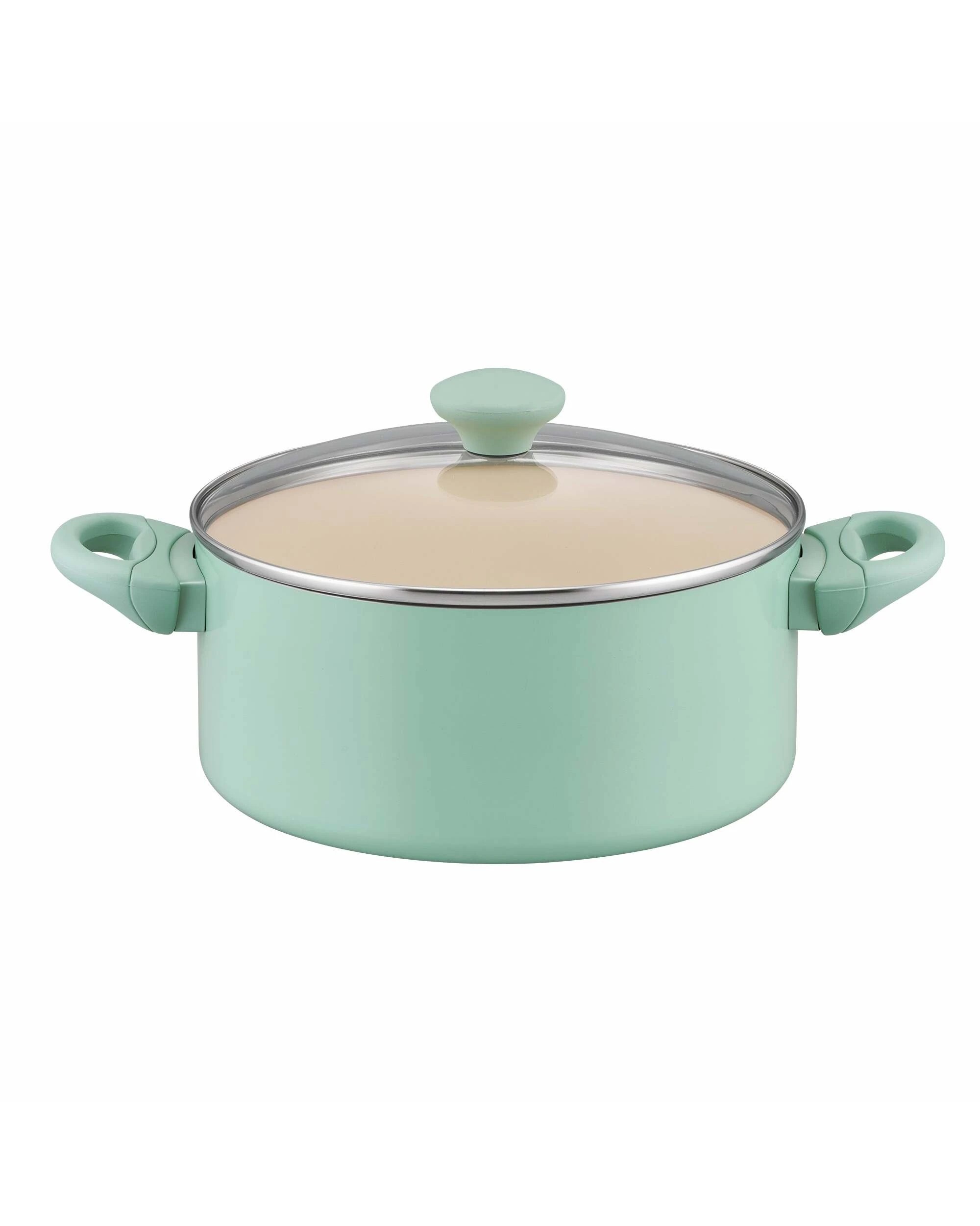 1 RACO SmartStart Ceramic Nonstick Induction Covered Stockpot 24CM/5.2L Lichen - Green, 1 of 2