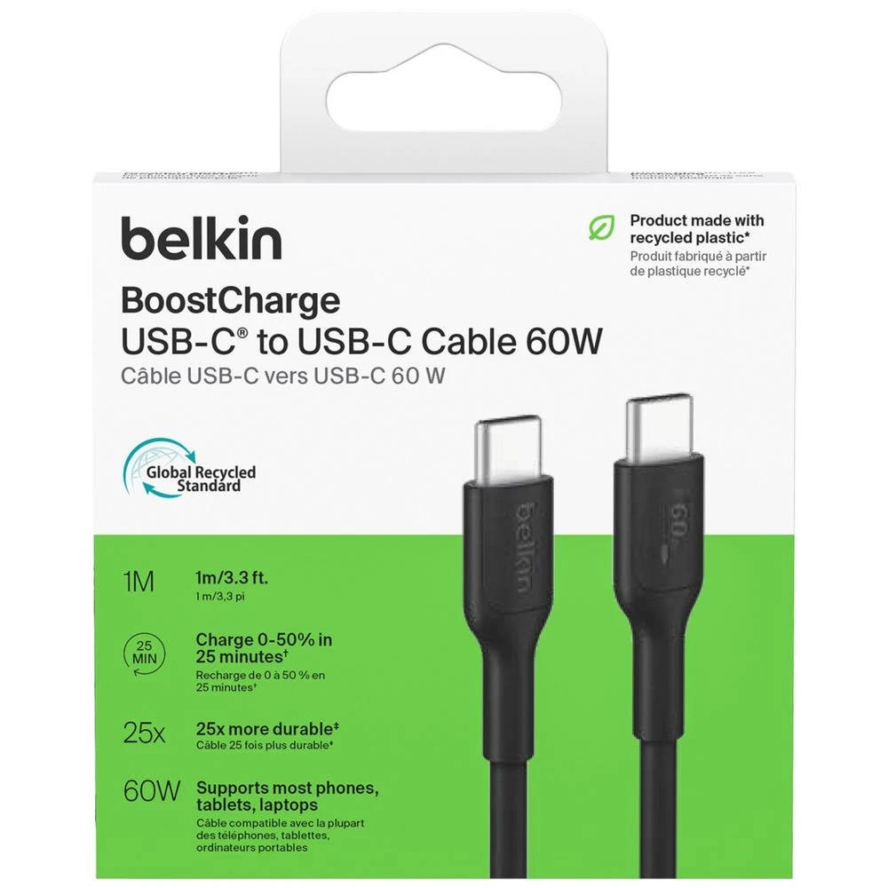 2 Belkin BoostCharge Cable USB-C to USB-C 1M Black, 2 of 2