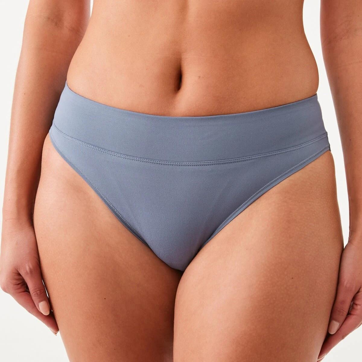 4 3 Pack Ultra Soft Hi-Cut Briefs HALOGEN BLUE, STEEL GREY, CHOCOLATE FUDGE, 4 of 8