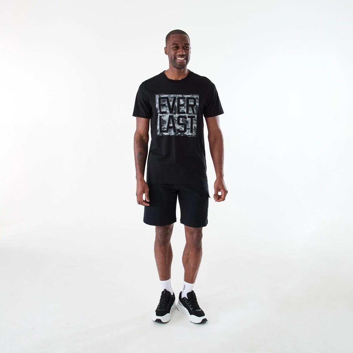 7 Everlast Mens Camo T-shirt EVERLAST BLACK, 7 of 7