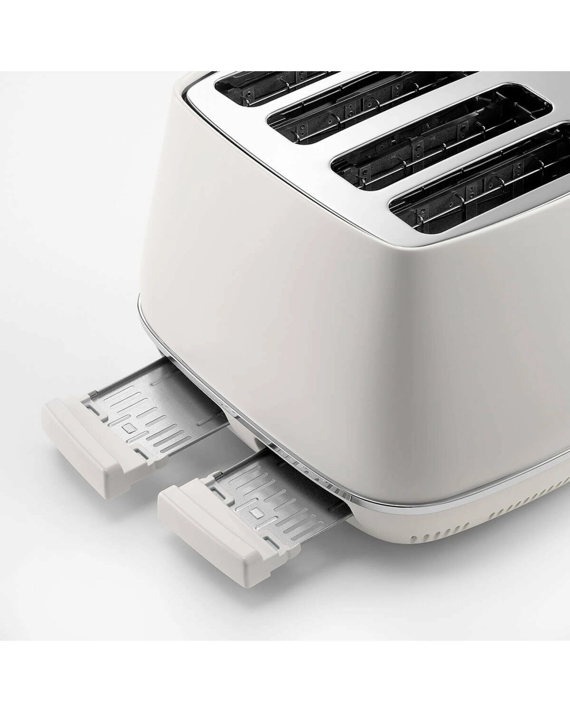3 De'Longhi Distinta Moments Four Slice Toaster Sunshine White, 3 of 4