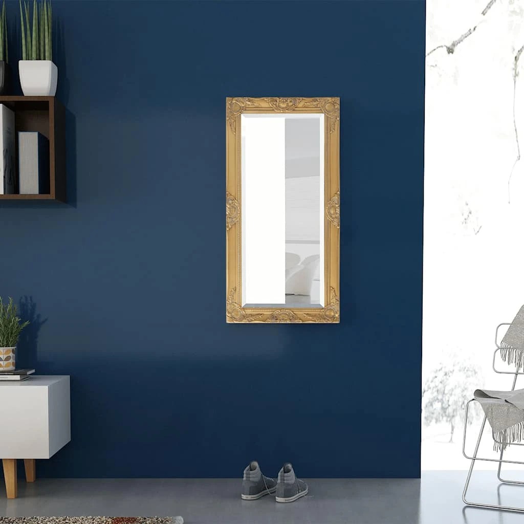 3 Vidaxl Mirror Hanging Mirror - Gold, 3 of 9
