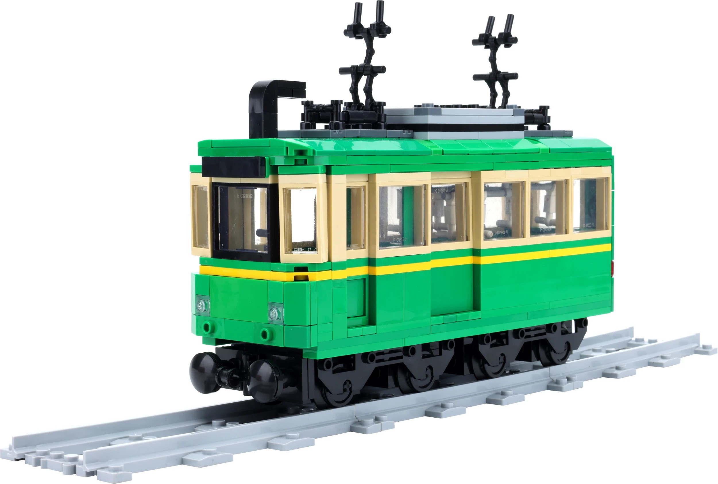 3 539 Piece Mini Blocks Vehicle Series: Tram, 3 of 10