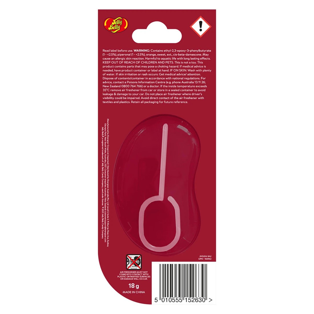 2 Jelly Belly Air Freshener - Strawberry Jam, 2 of 2