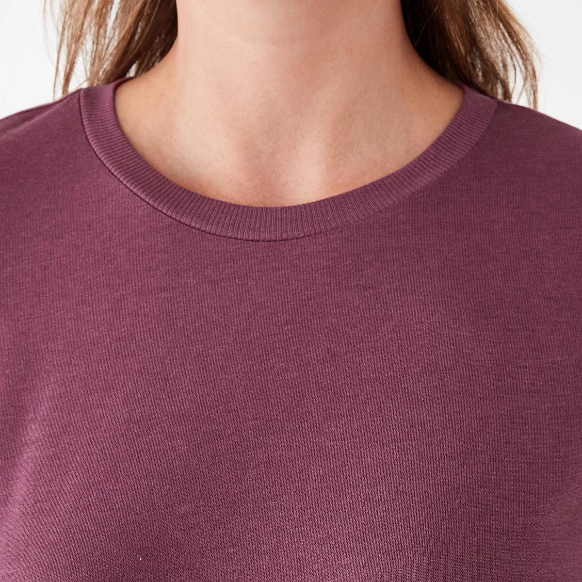 5 Short Sleeve Cotton Modal T-shirt CRUSHED BERRY, 5 of 5