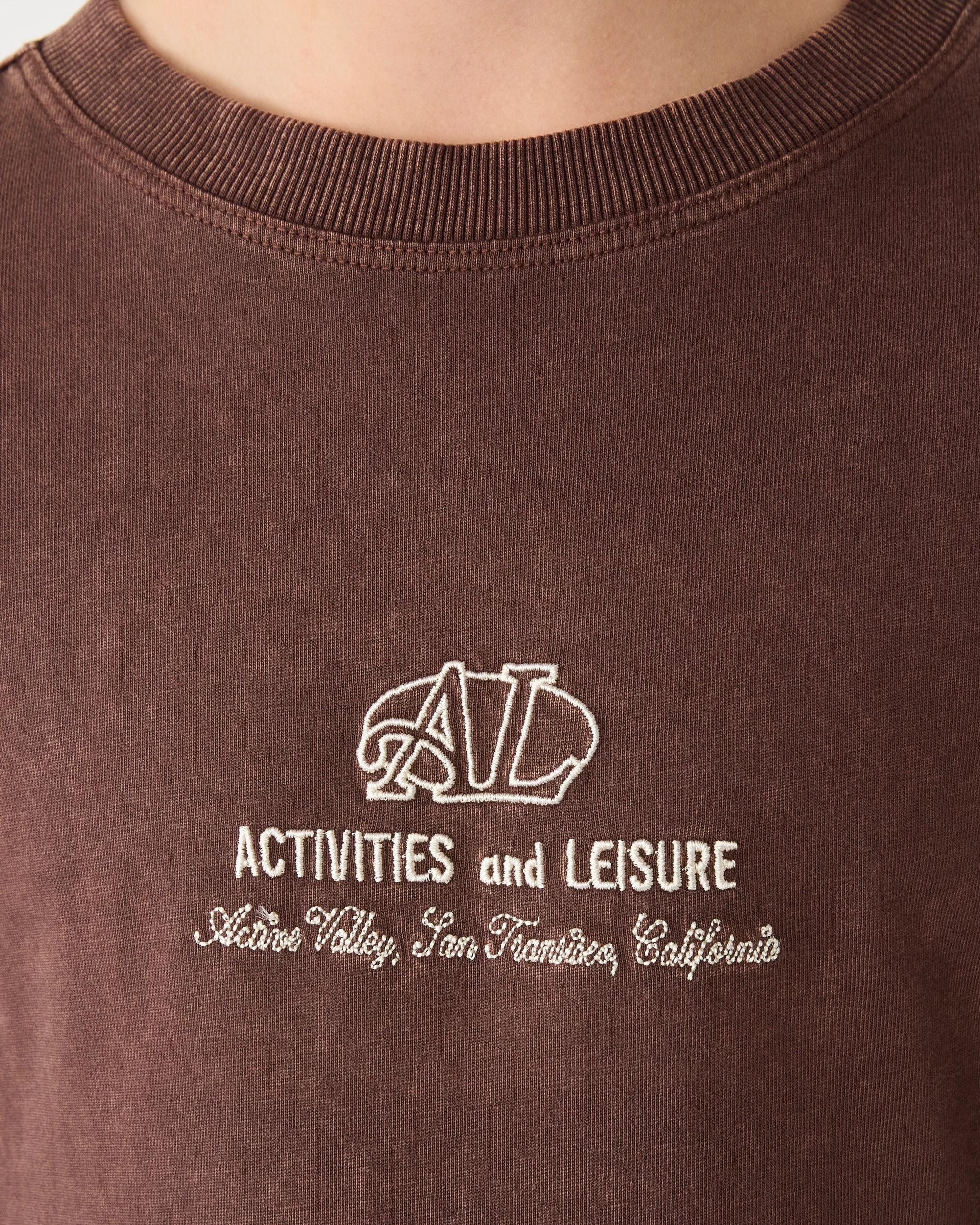 5 Short Sleeve Oversized Embroidered T-shirt Brn Slogan, 5 of 8