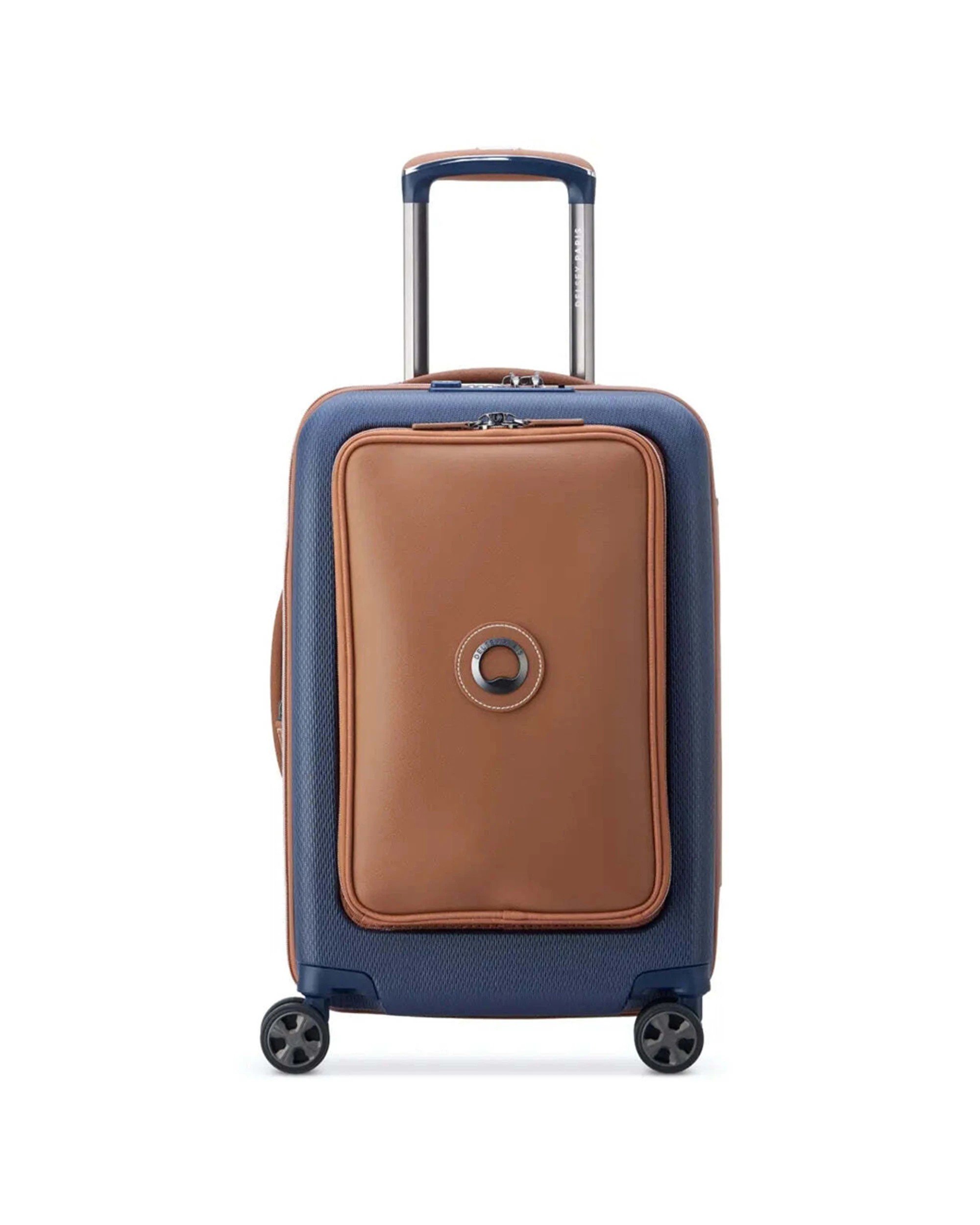 1 Delsey Chatelet Air 2.0 55 cm Expandable Laptop Cabin Suitcase TSA Lock Navy - Blue, 1 of 8