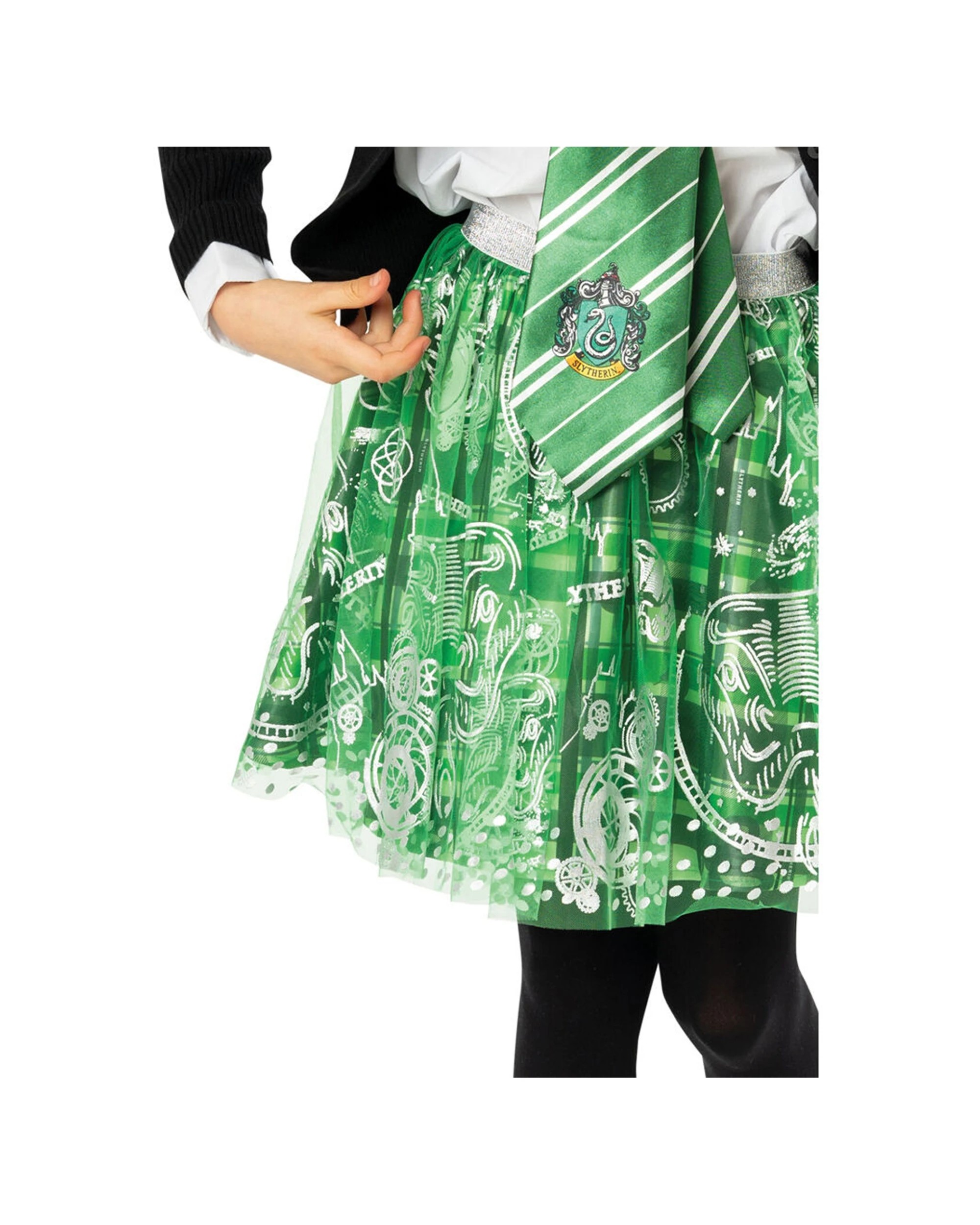 2 Harry Potter Slytherin Tutu Skirt Kids Children XL - Green, 2 of 3