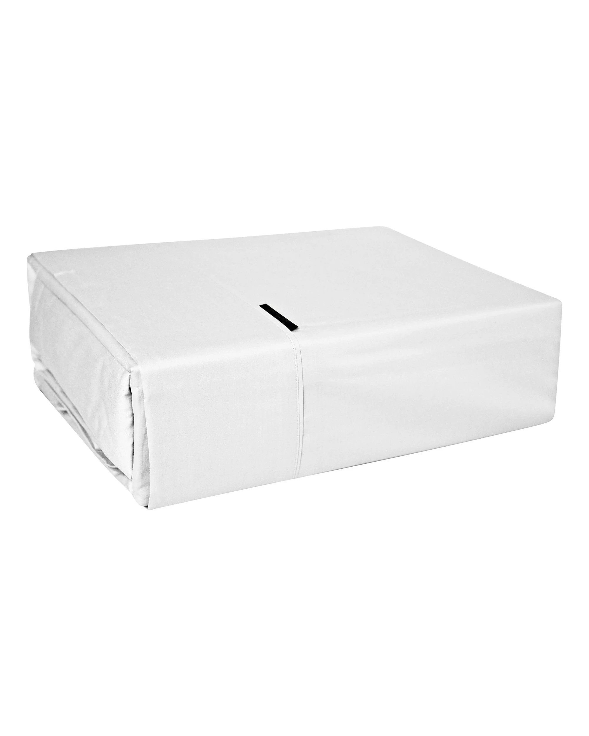 1 Bas Phillips Bamboo & Cotton 400Tc Blend Sheet Set - Queen Bed - White, 1 of 5