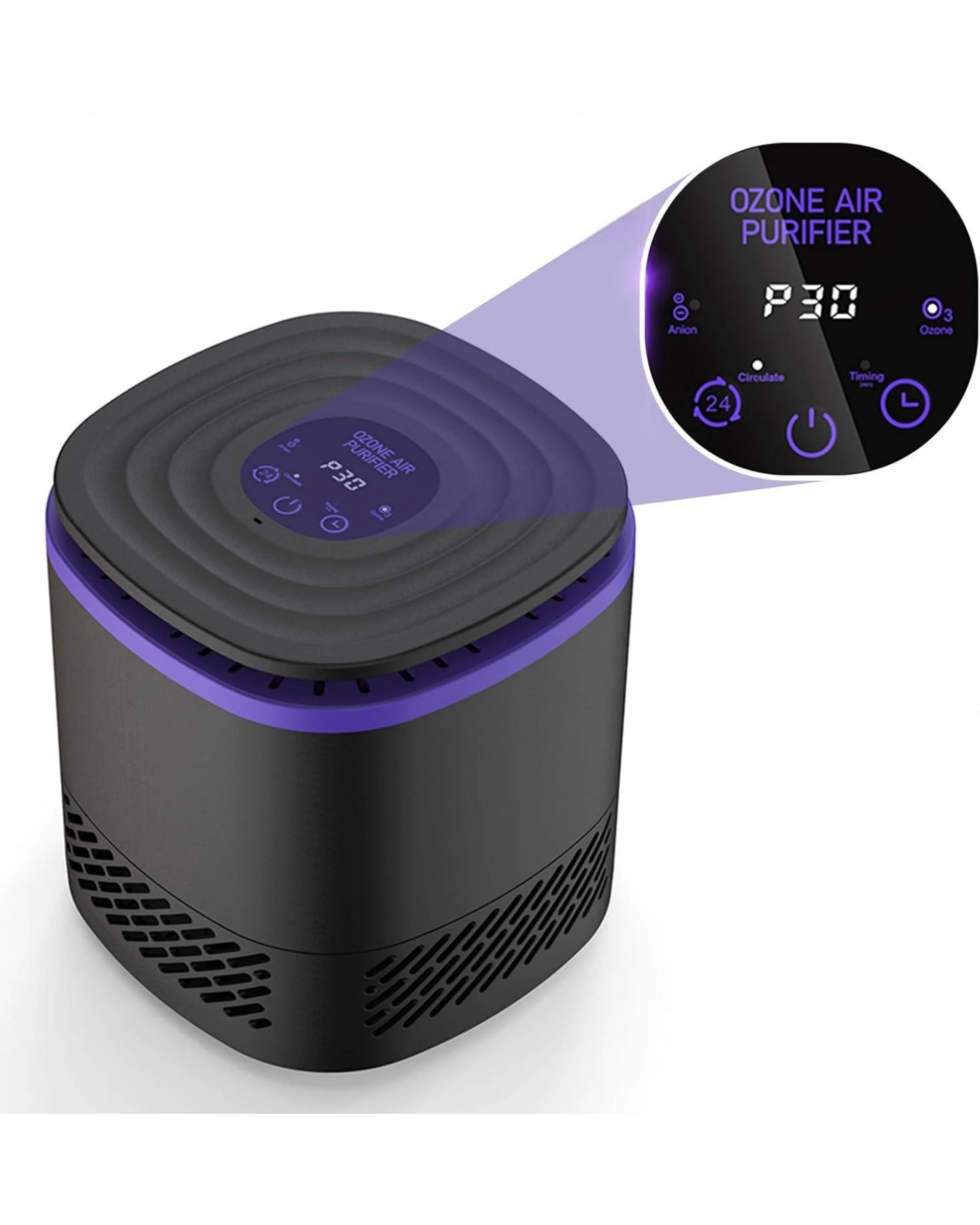 6 Advwin Ozone Generator 40000mg/h, Air Purifier Machine High Capacity Commercial Industrial Deodoriser - Black, 6 of 8