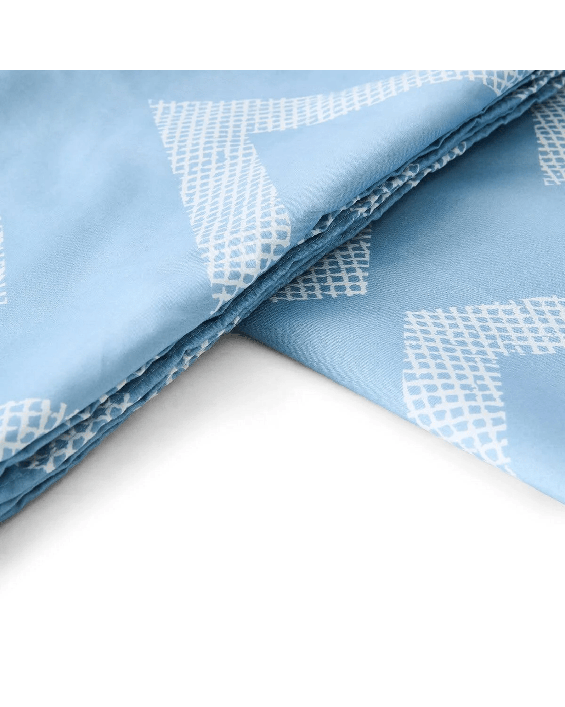 6 Jude Quilt Cover Set - Queen Bed, Blue, 6 of 6