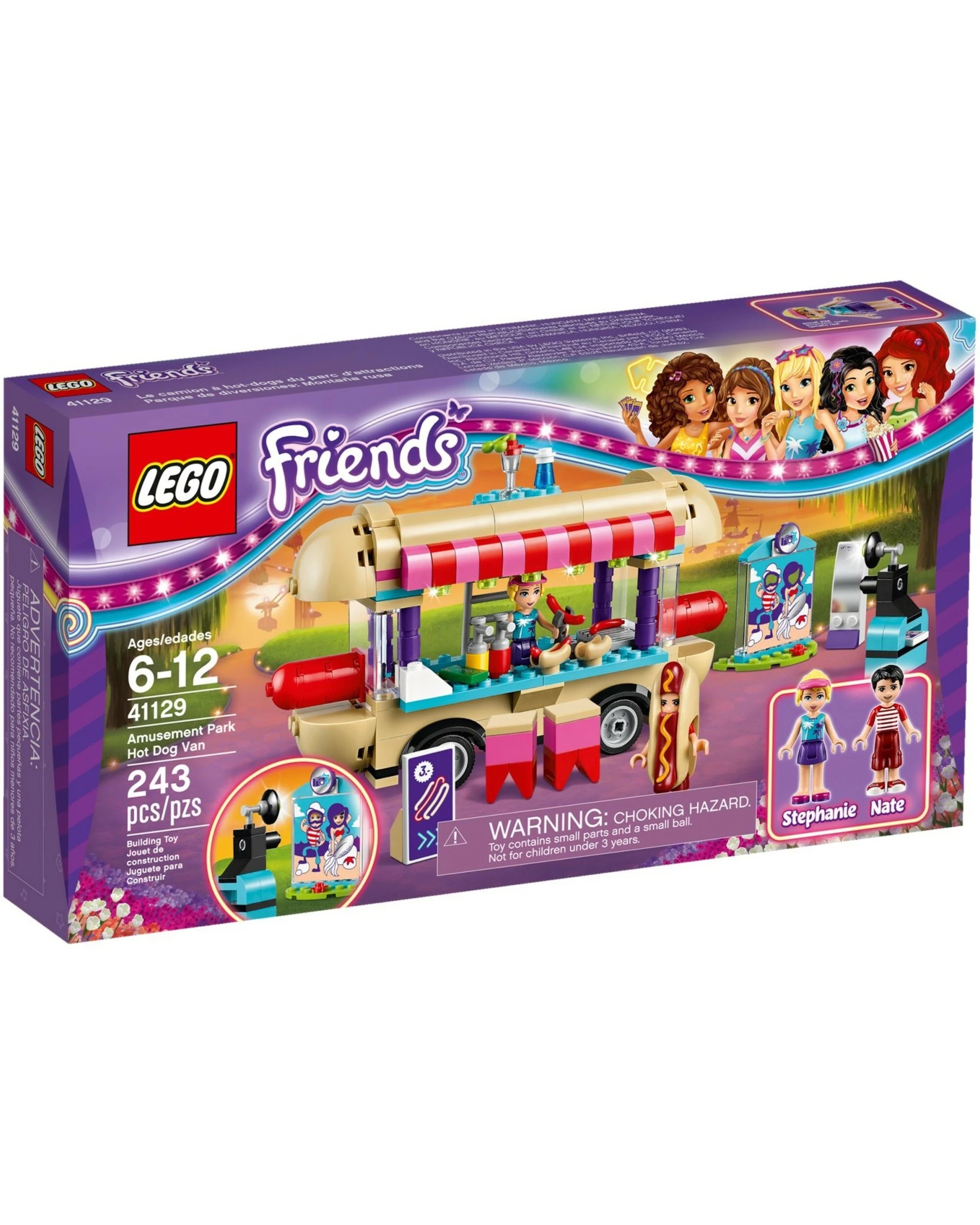 1 LEGO 41129 Friends Amusement Park Hot Dog Van, 1 of 5