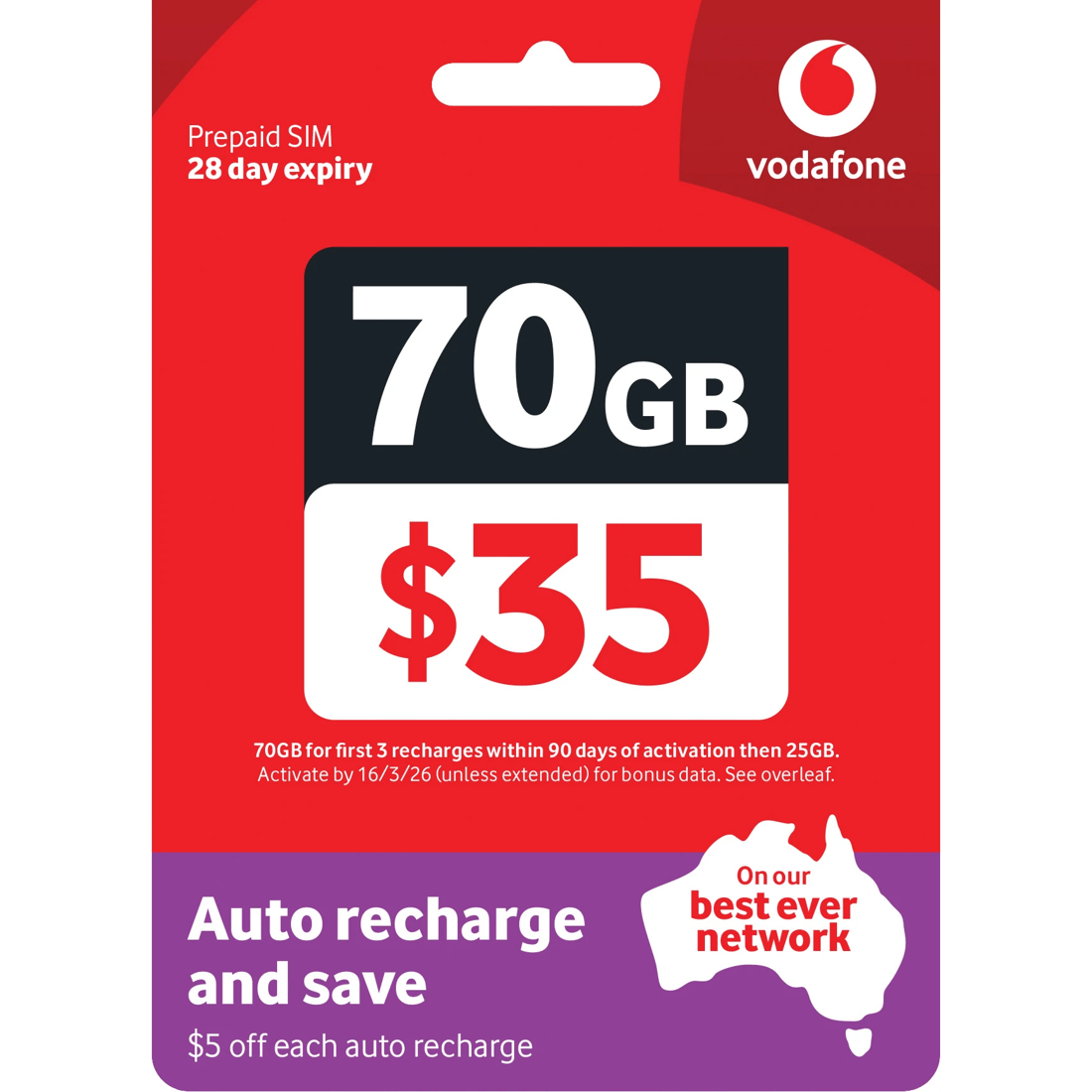 2 Vodafone $35 Prepaid SIM Starter Pack, 2 of 2