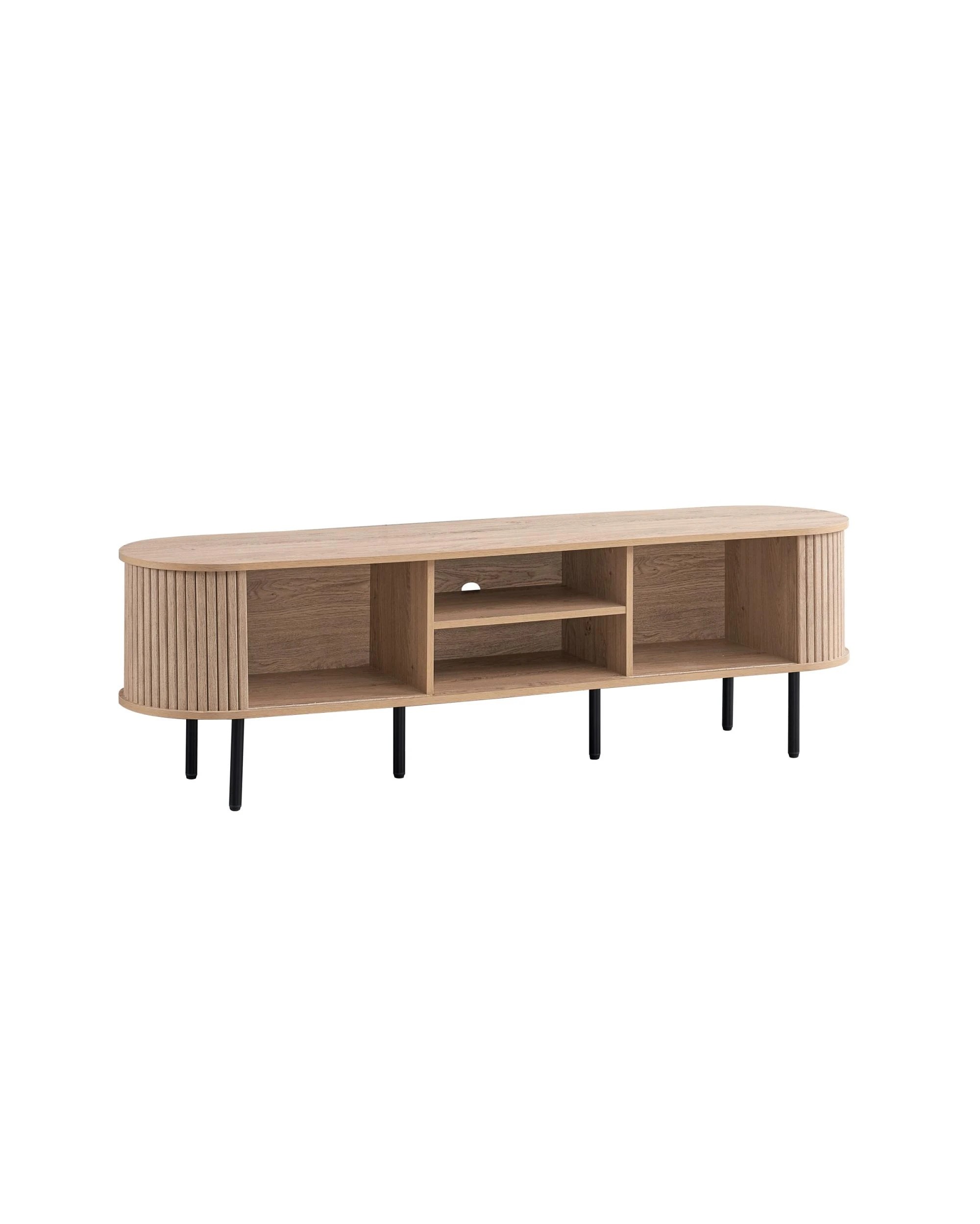 4 Kodu TV Entertainment Unit 170cm 2 Doors Oak - Natural, 4 of 8
