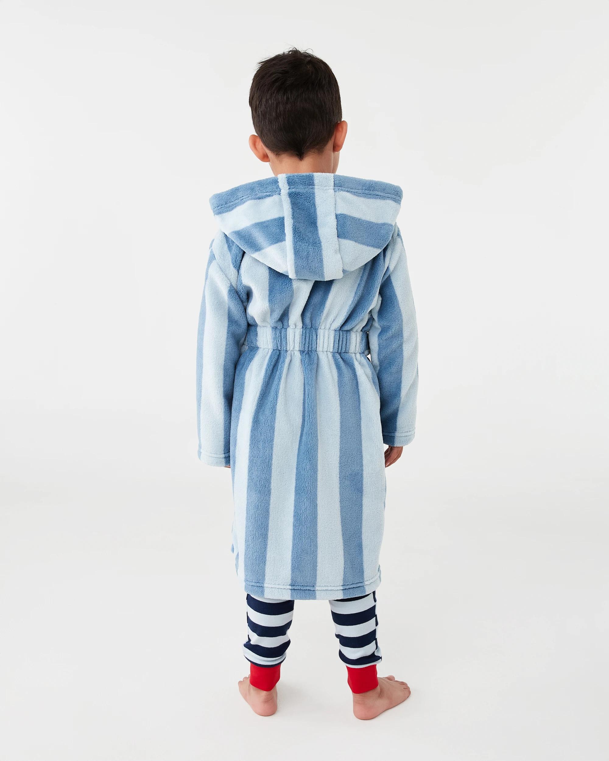 2 Stripe Gown Blu Strp, 2 of 5