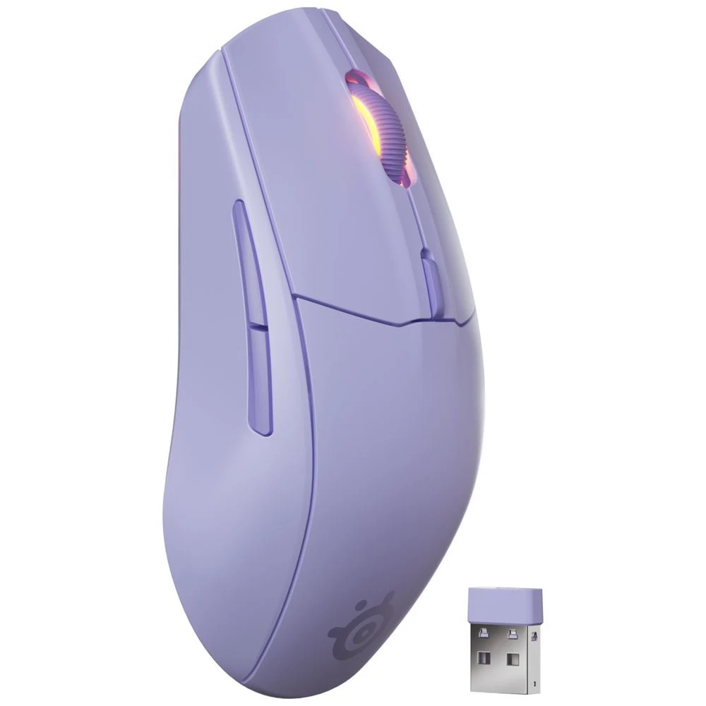 5 SteelSeries Rival 3 Gen 2 Wireless Gaming Mouse Lavender, 5 of 5