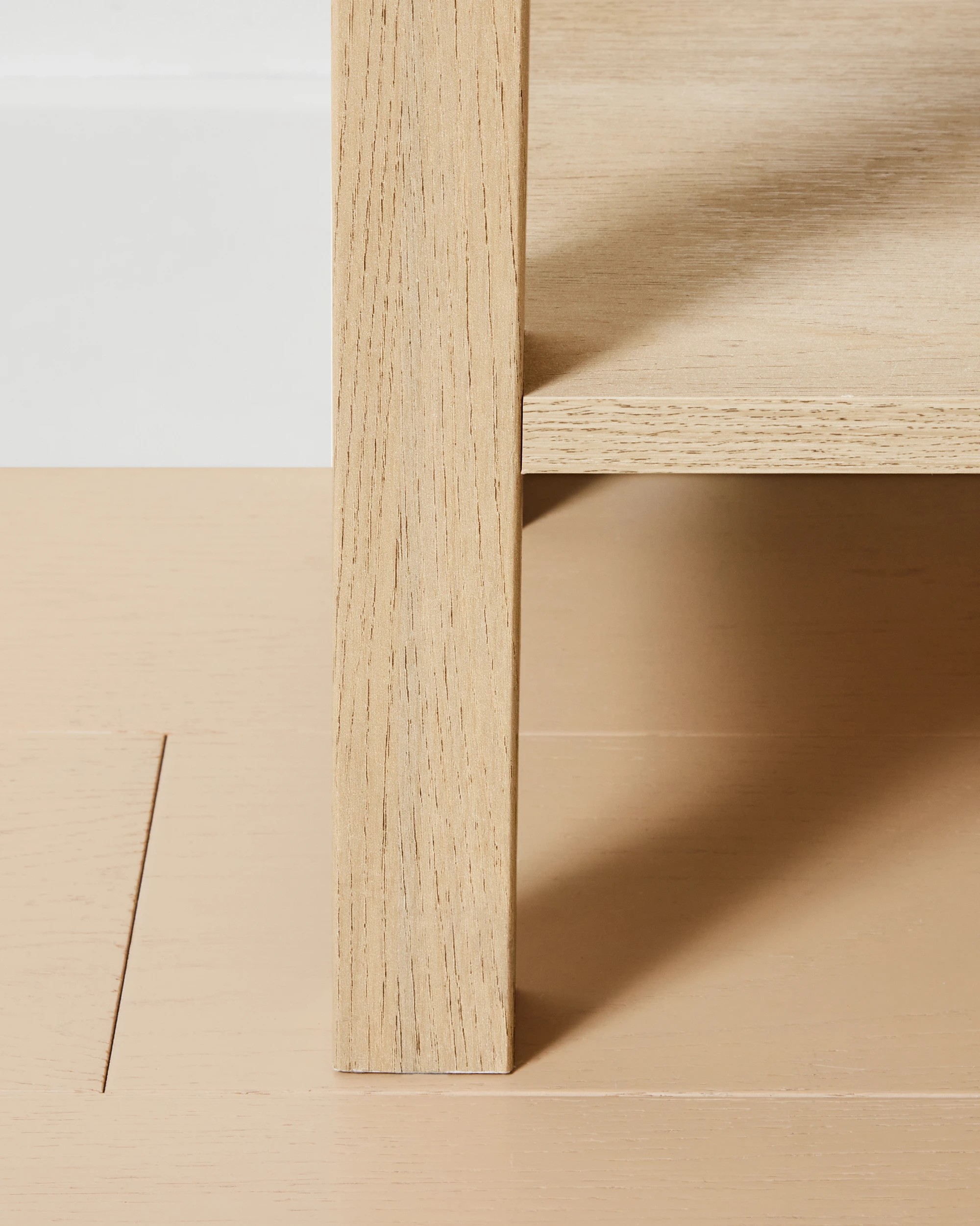 6 Sadie Tall Bookshelf with Doors - Light Oak, 6 of 8