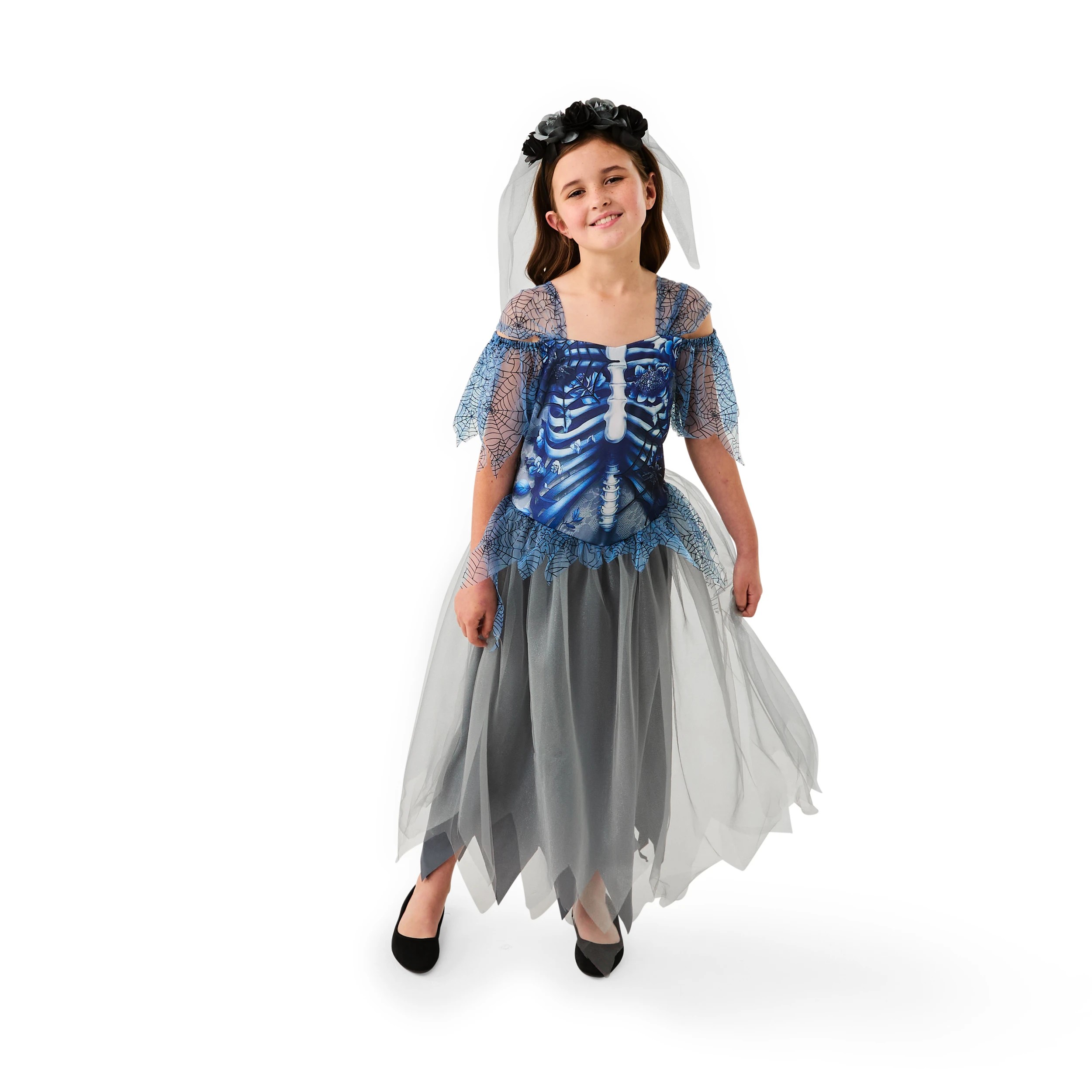 1 2 Piece Corpse Princess Costume - Ages 8+, 1 of 7