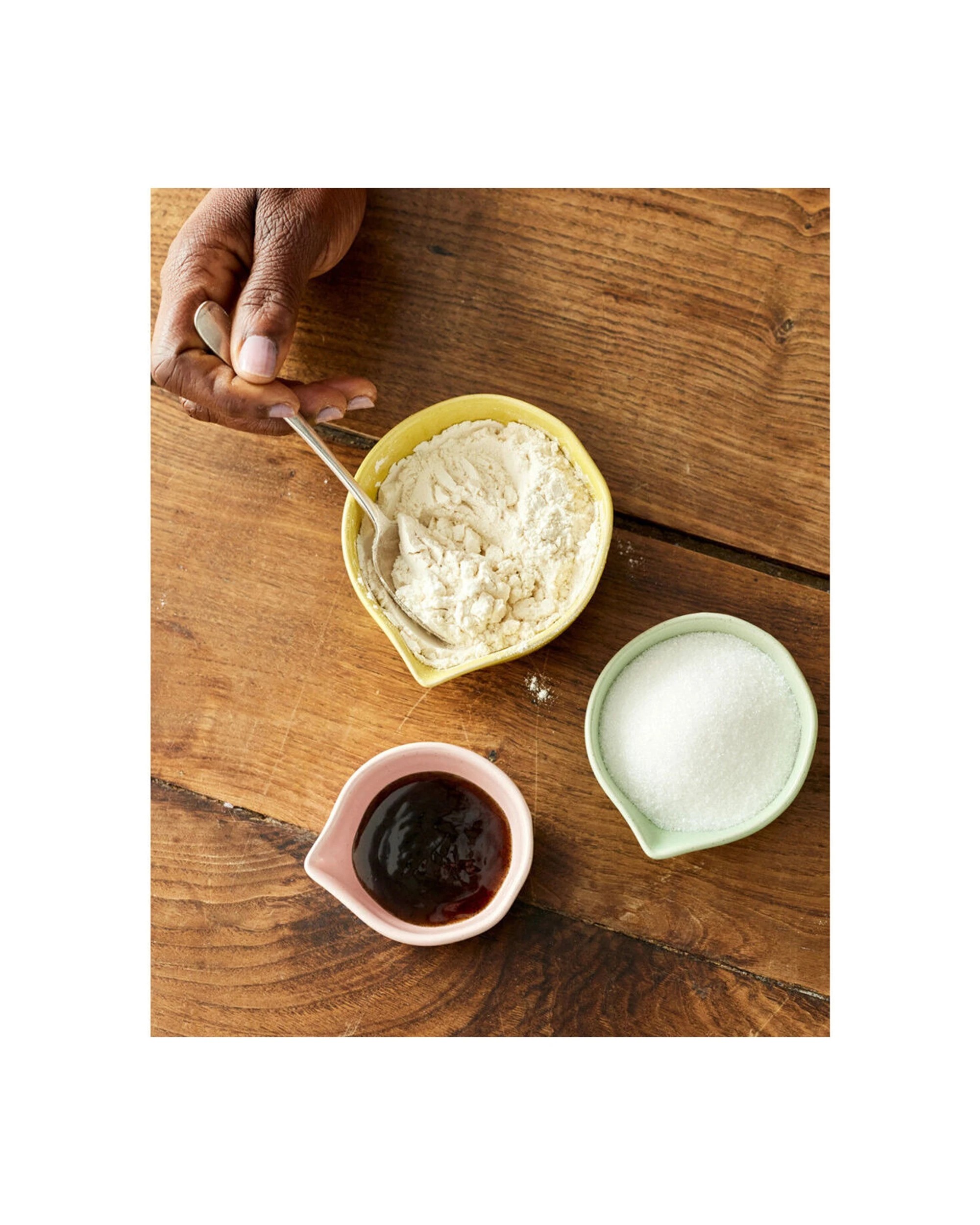 5 Jamie Oliver 2x 3pc Big Love Pinch-Me Pots Measuring Cup Set Stoneware Kitchen Utensils Gadgets - Multi, 5 of 6