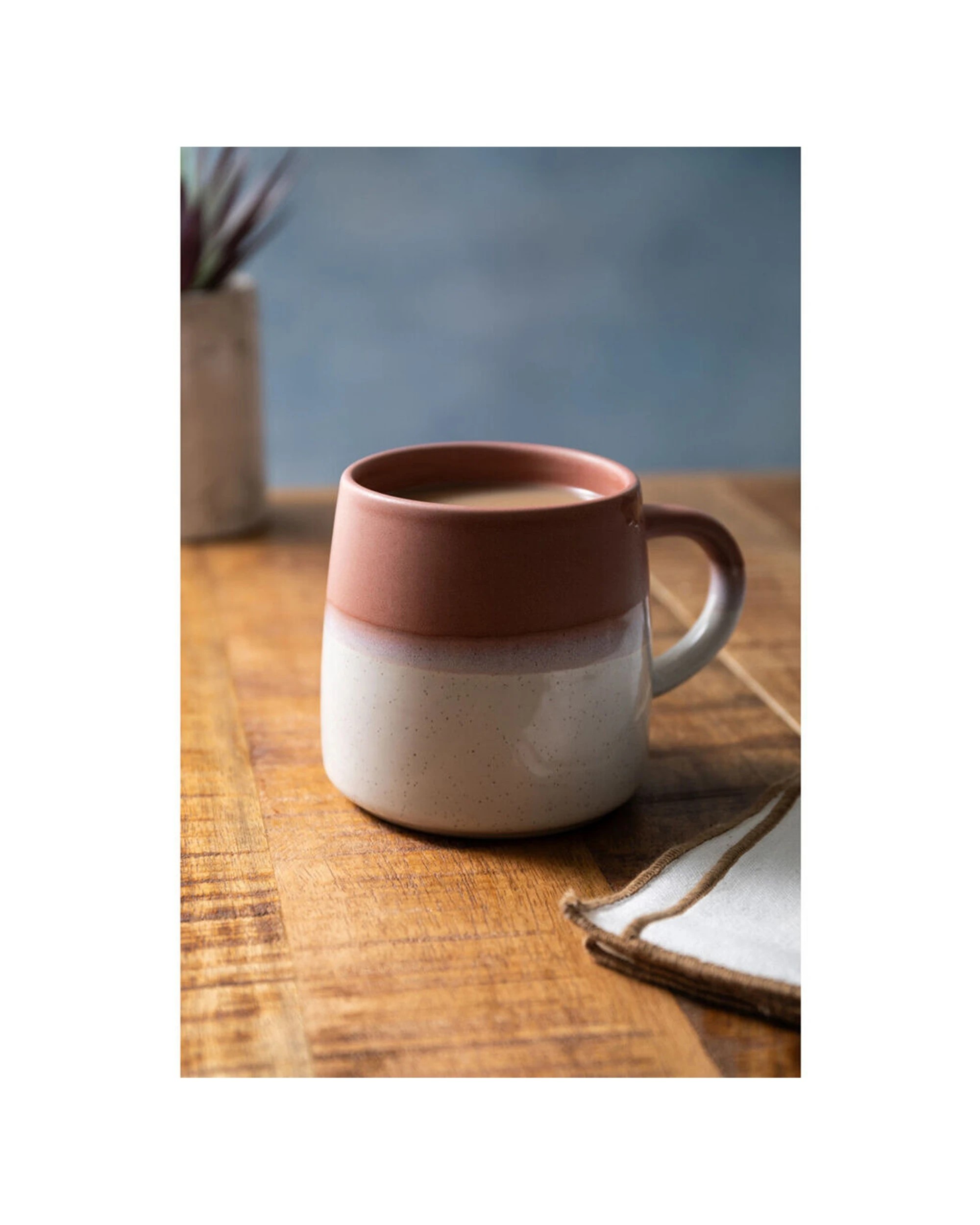 6 Mikasa 4PK Reactive Glaze Coffee Mug Cup Stoneware 400ml - Multi, 6 of 7