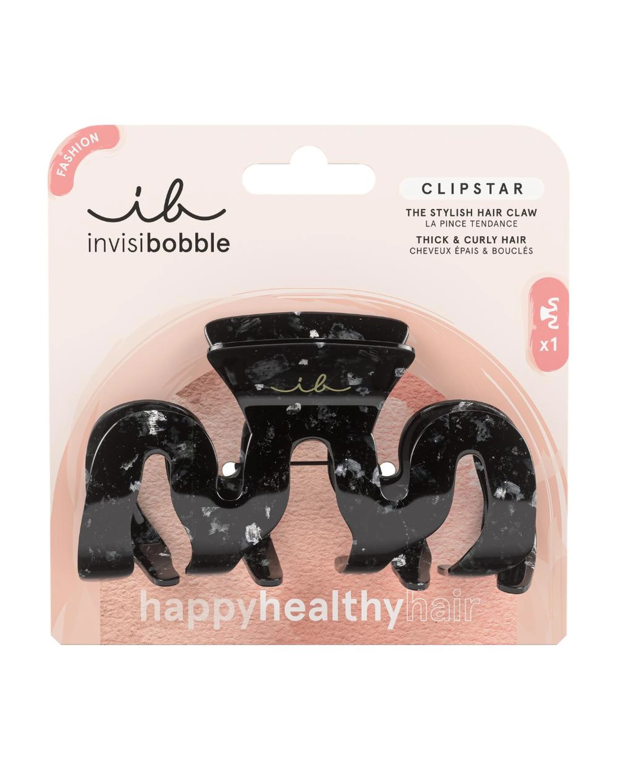 1 Invisibobble Clipstar Hair Claw Clip - Clawdia - Black, 1 of 1