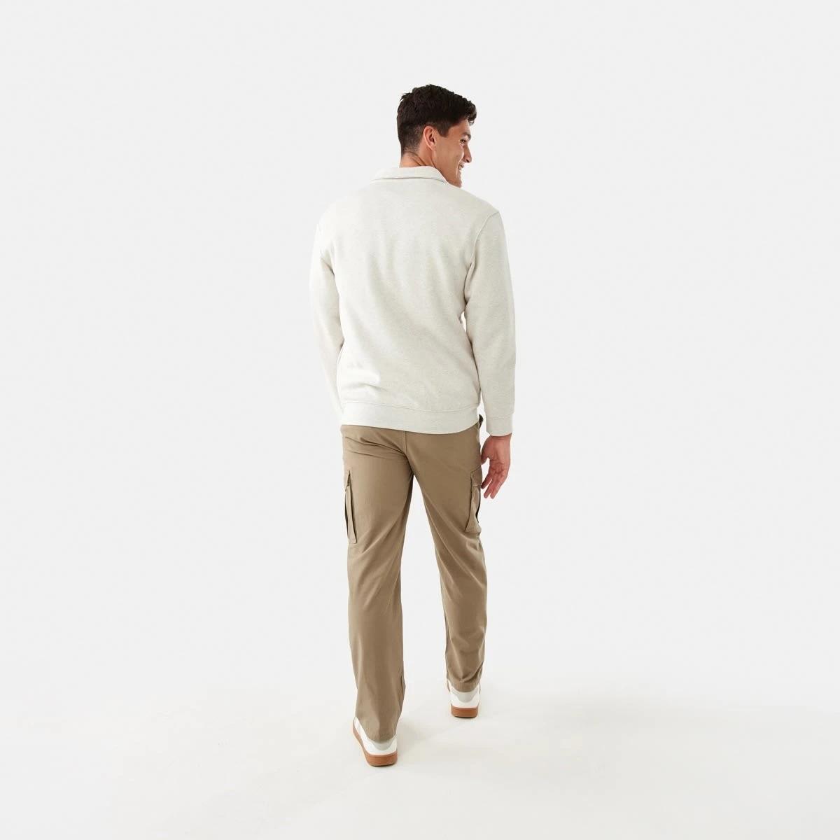 4 1/4 Zip Sweatshirt Bge Oatml, 4 of 7