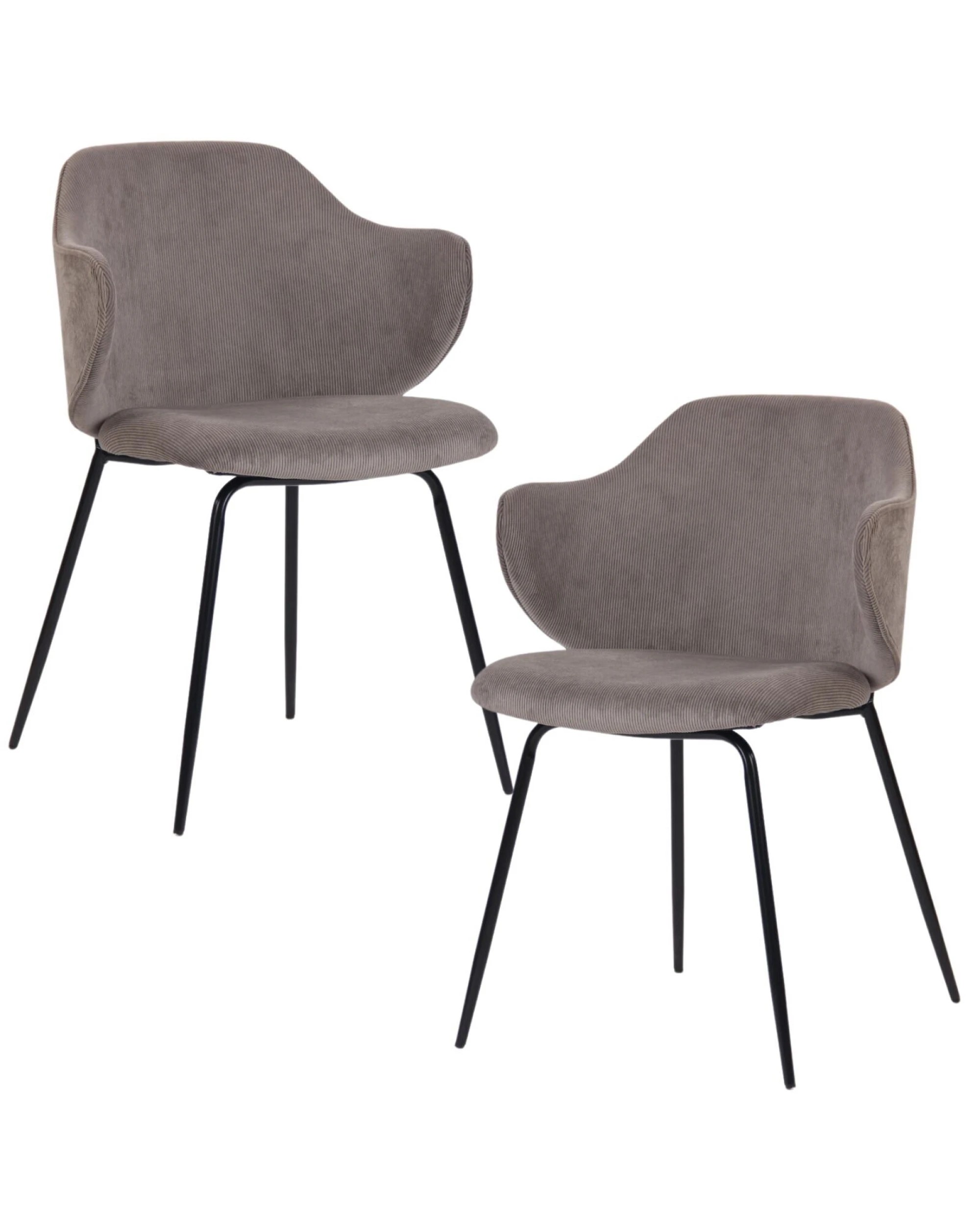 1 BR Home Dining Chairs Set with Corduroy Fabric, 1 of 7