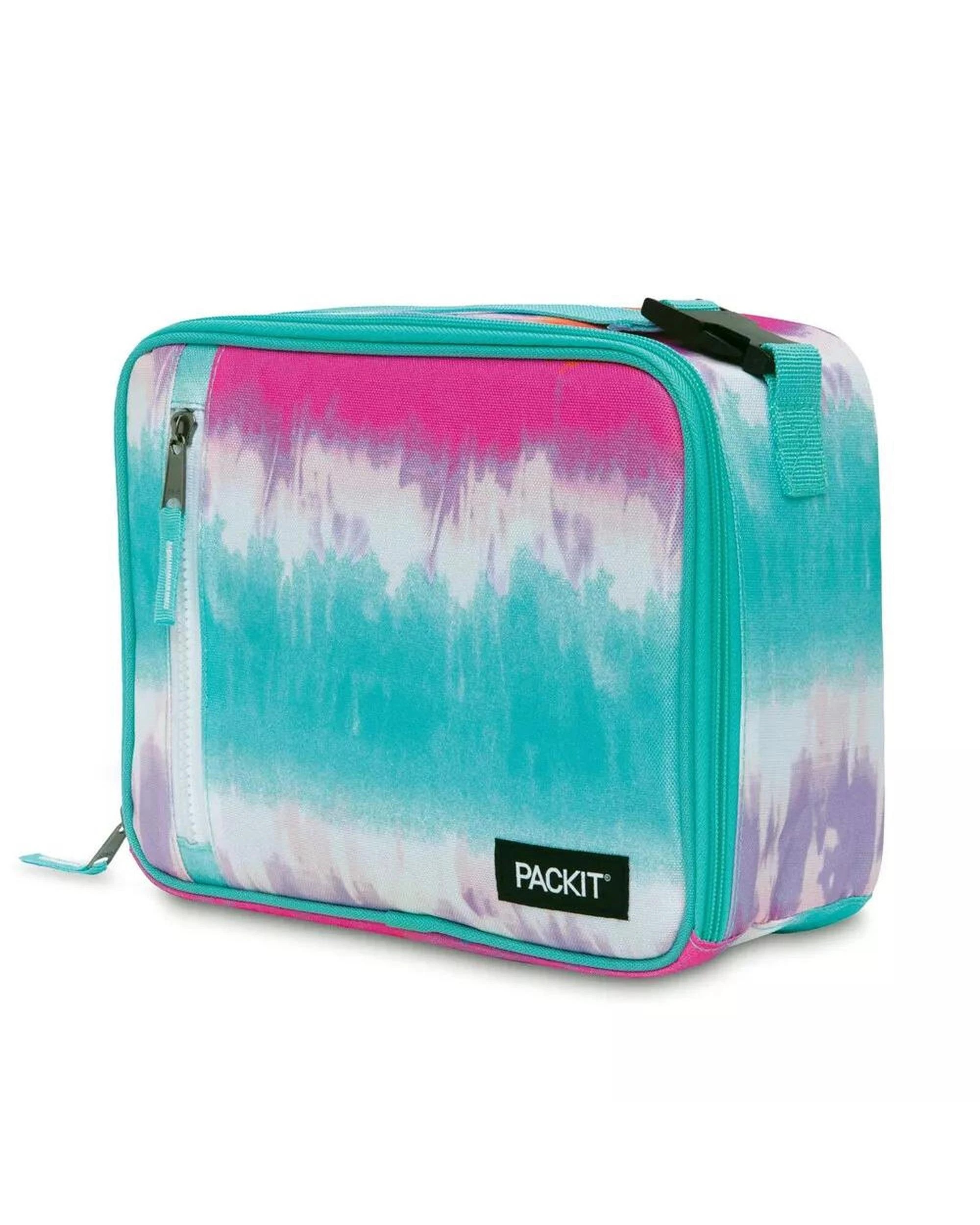 1 PackIt Classic Cooler  Lunch Box Bag Freeze and Go  Tie Dye Sorbet, 1 of 3