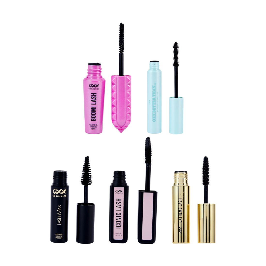 2 OXX Cosmetics 5 Pack Lash Goals Mini Mascaras, 2 of 5