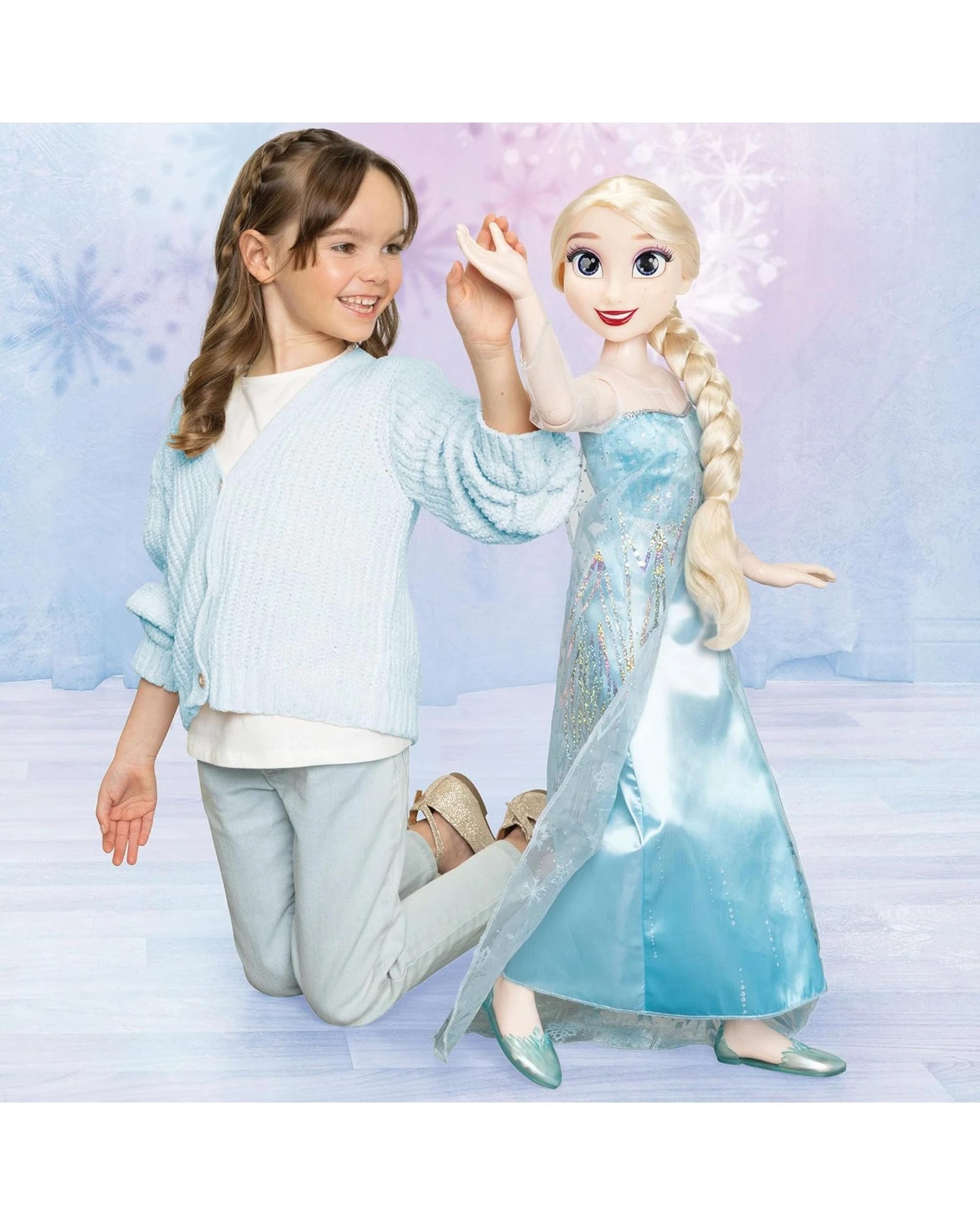 8 Disney Princess Playdate Elsa 32 inch Doll, 8 of 8